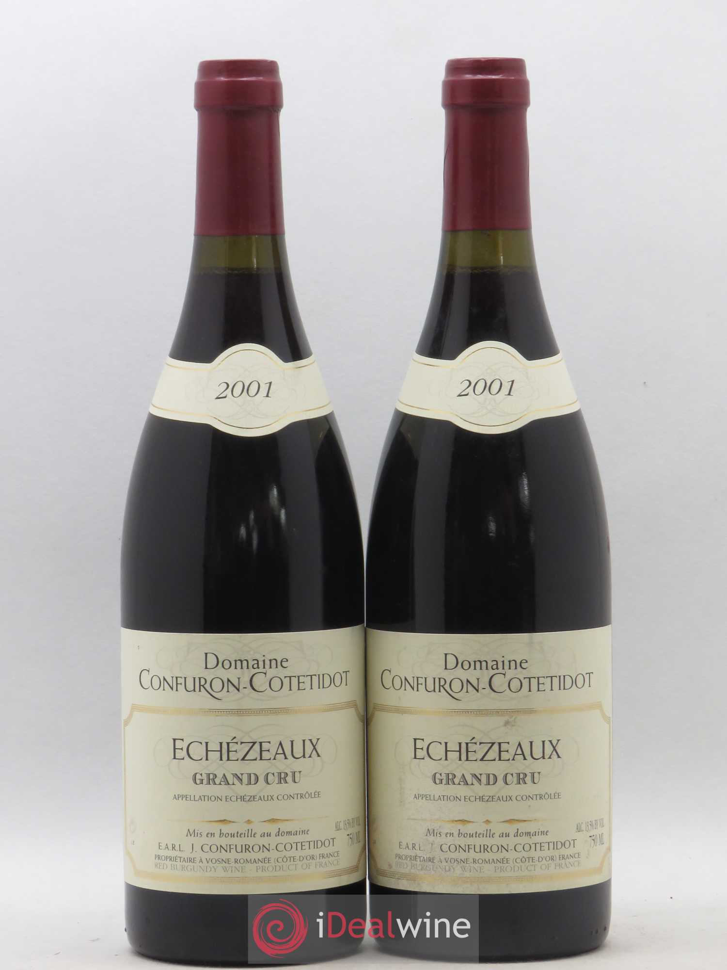 Echezeaux Grand Cru Confuron-Cotetidot 2001 - Lot de 2 bouteilles - 0