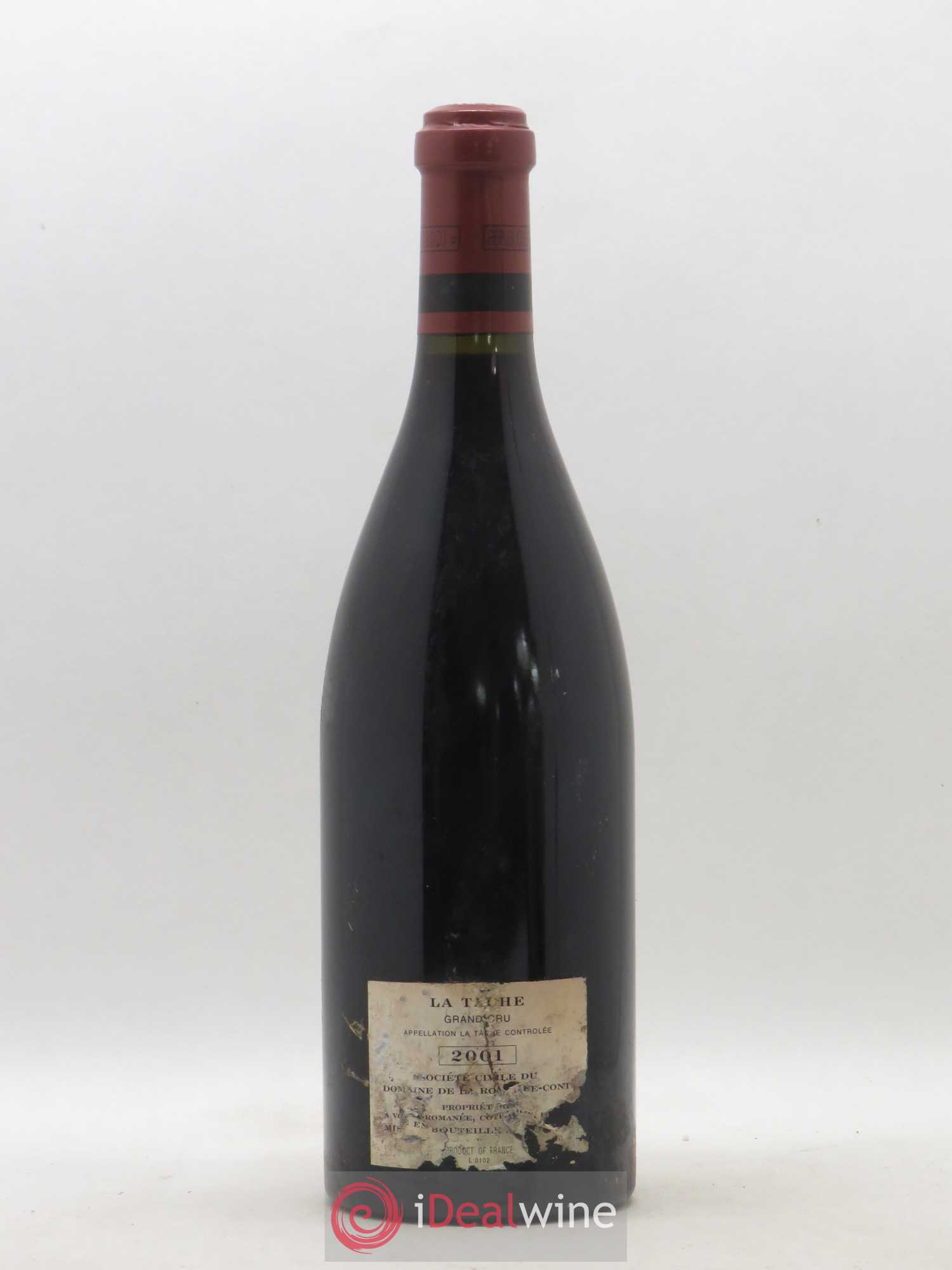 La Tâche Grand Cru Domaine de la Romanée-Conti 2001 - Lot de 1 bouteille - 1