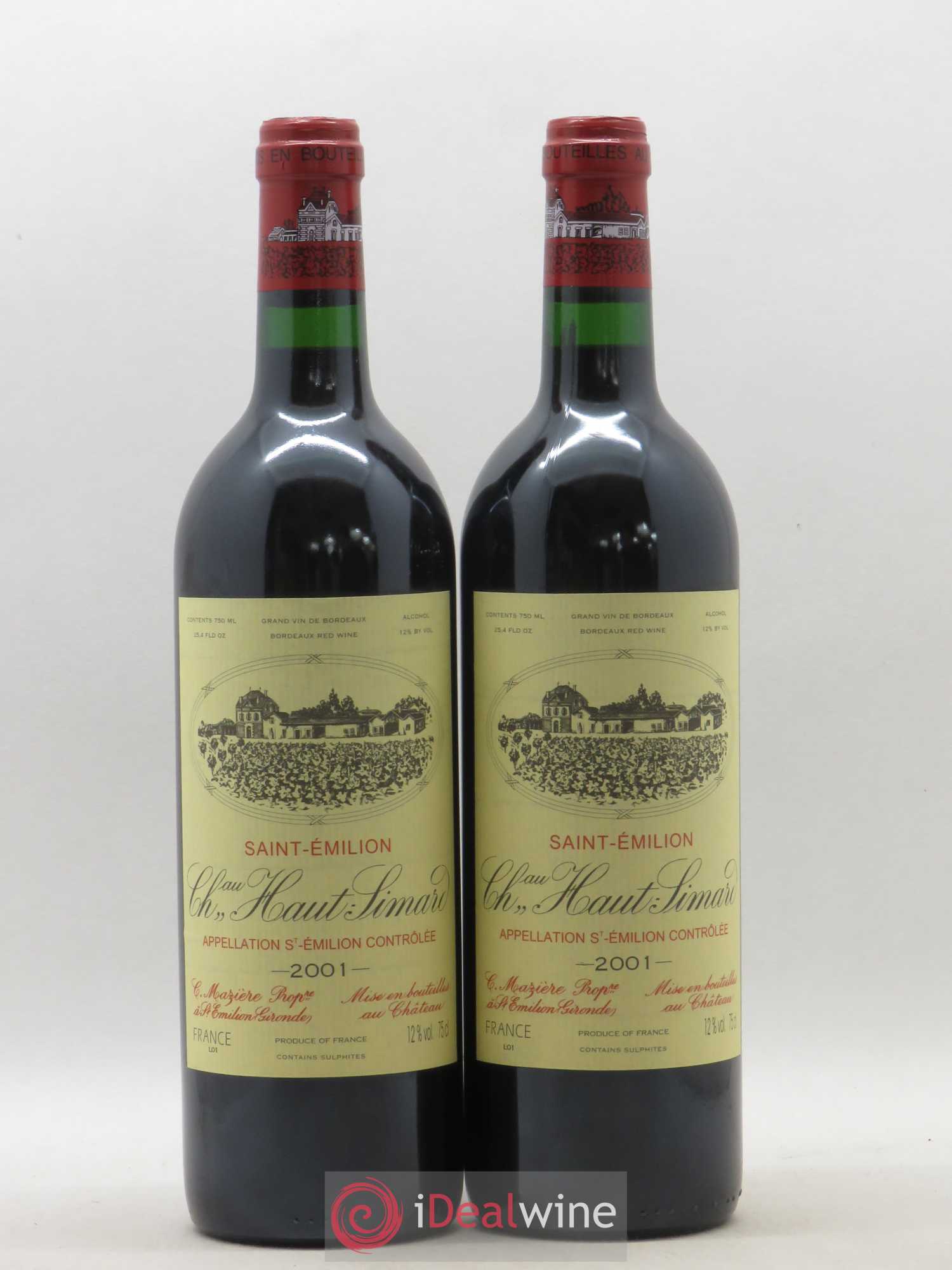 Château Haut-Simard 2000 - Lot de 2 bouteilles - 0