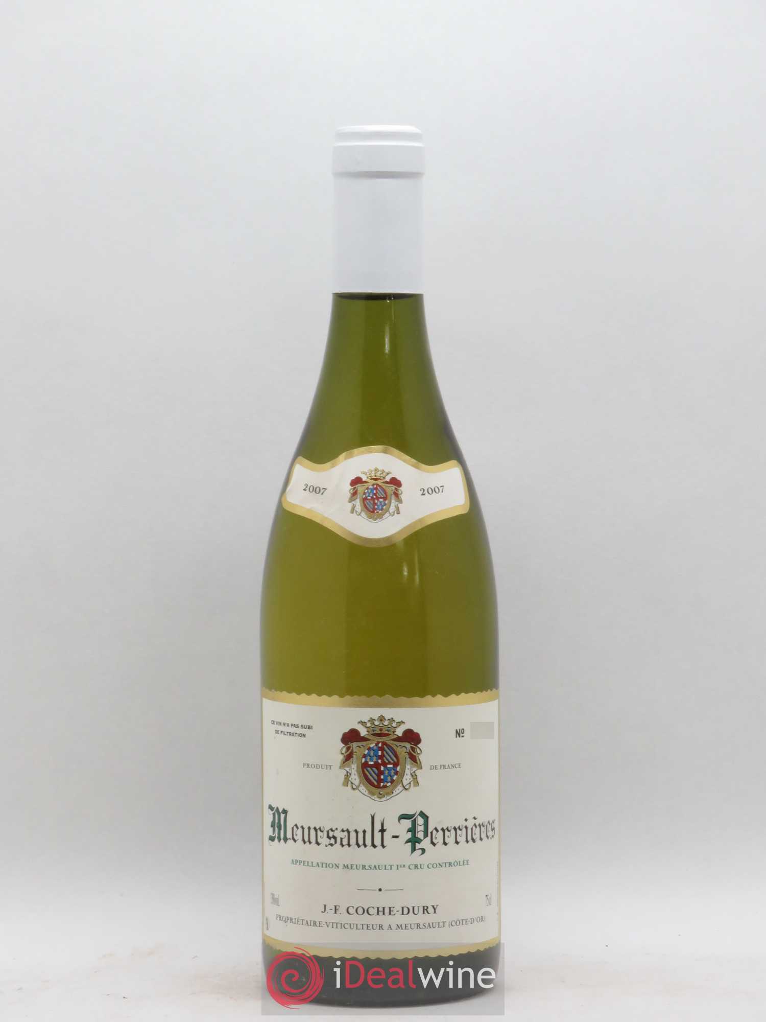 Meursault 1er Cru Perrières Coche Dury (Domaine) 2007 - Lot de 1 bouteille - 0