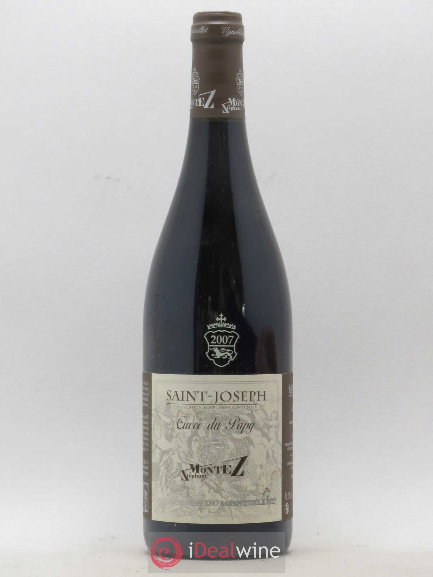 Saint-Joseph Cuvée du Papy Monteillet (Domaine du) - Stéphane Montez 2007 - Lot de 1 bouteille - 0