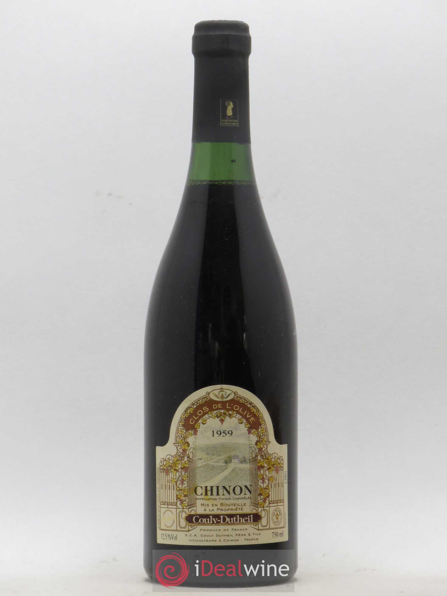Chinon Clos de l'Olive Couly-Dutheil (Domaine) 1959 - Lot de 1 bouteille - 0
