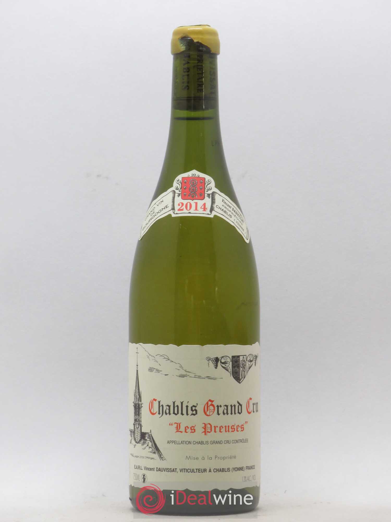Chablis Grand Cru Les Preuses Vincent Dauvissat (Domaine) 2014 - Lot de 1 bouteille - 0