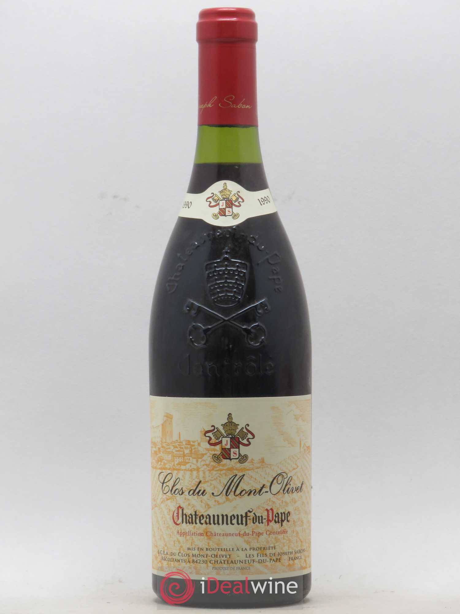 Châteauneuf-du-Pape Clos du Mont-Olivet 1990 - Lot de 1 bouteille - 0