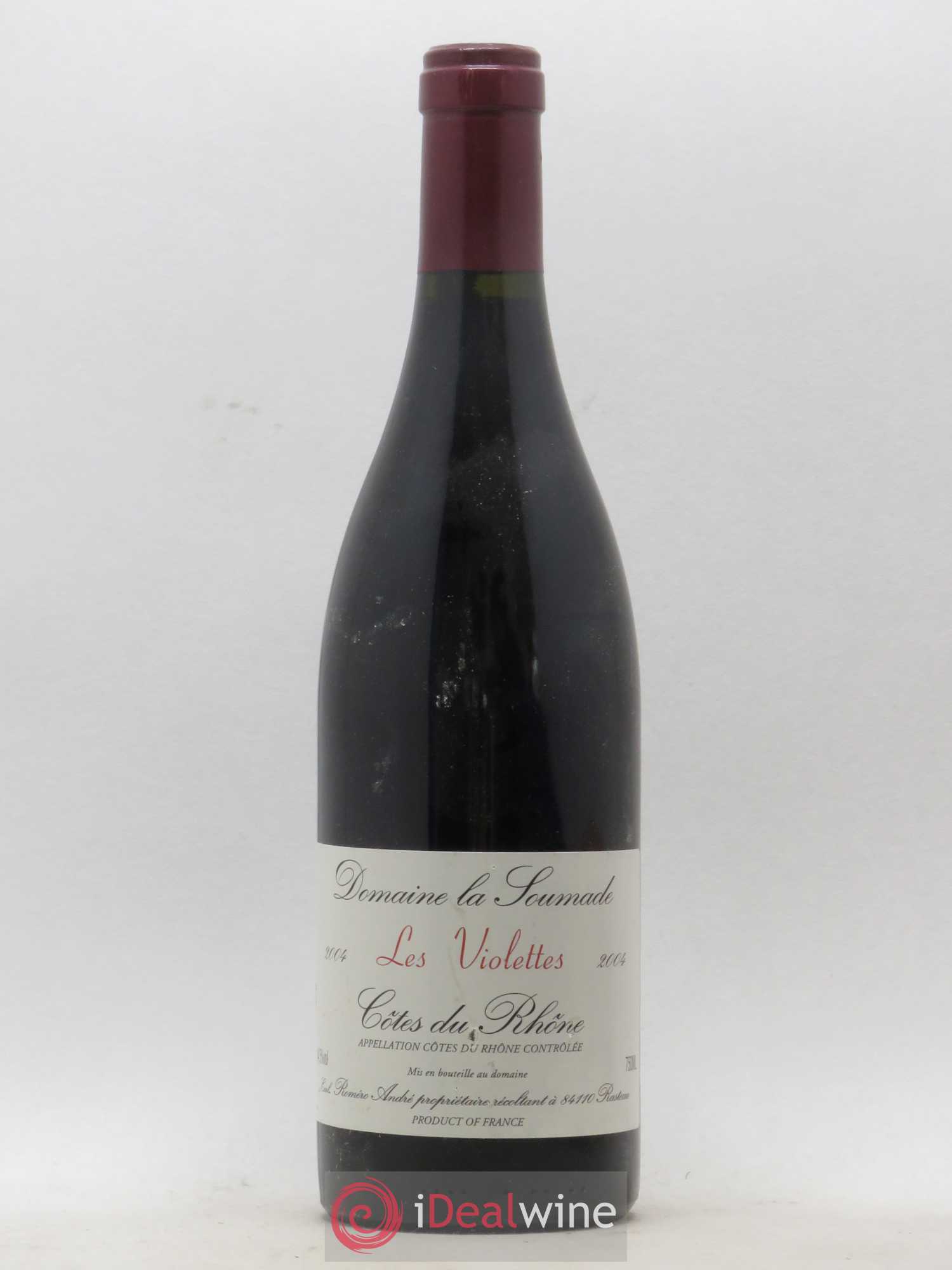 Côtes-du-Rhône Violettes Domaine de la Soumade 2004 - Posten von 1 Flasche - 0