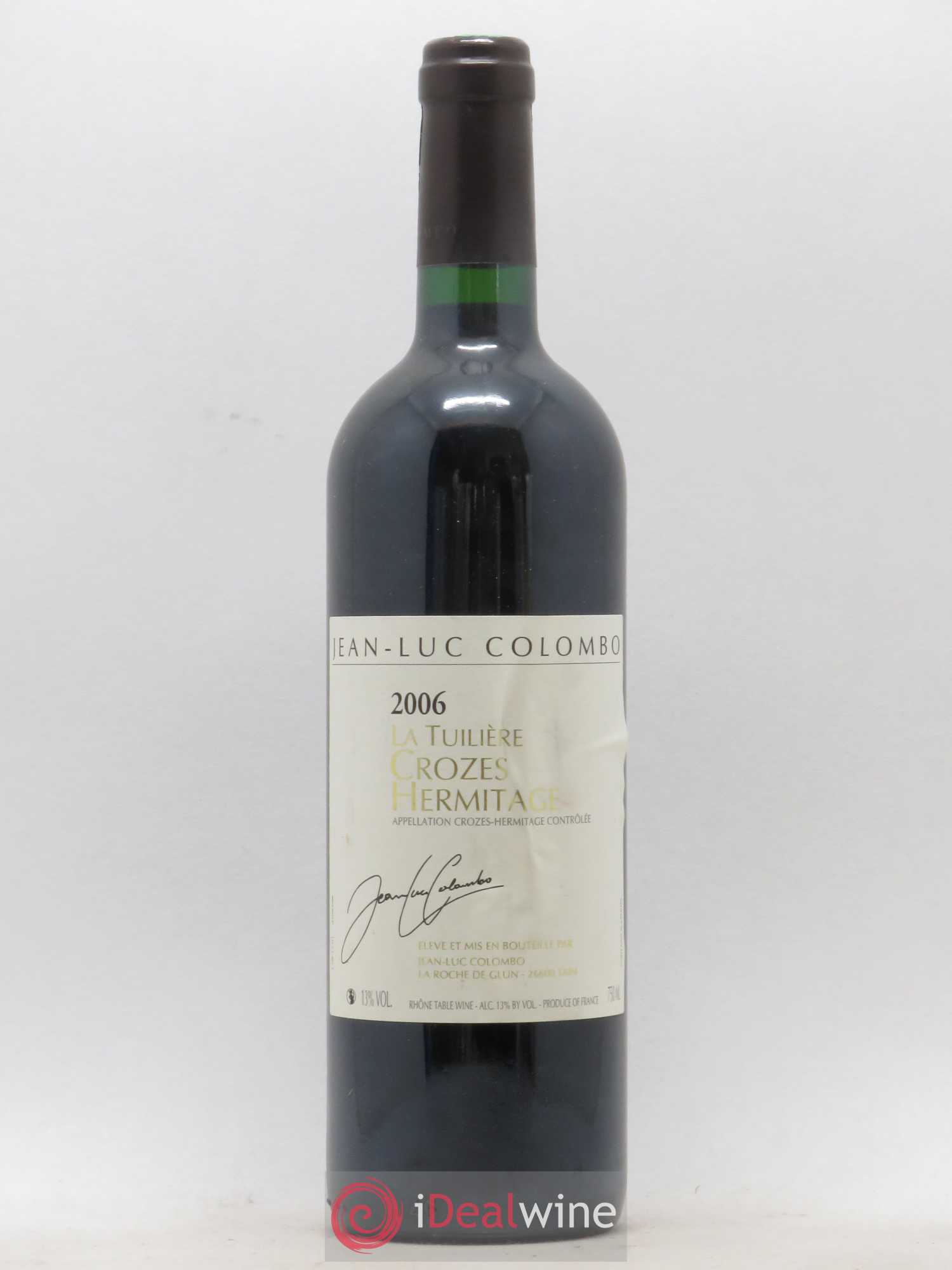 Crozes-Hermitage La Tuilière Colombo 2006 - Lot de 1 bouteille - 0