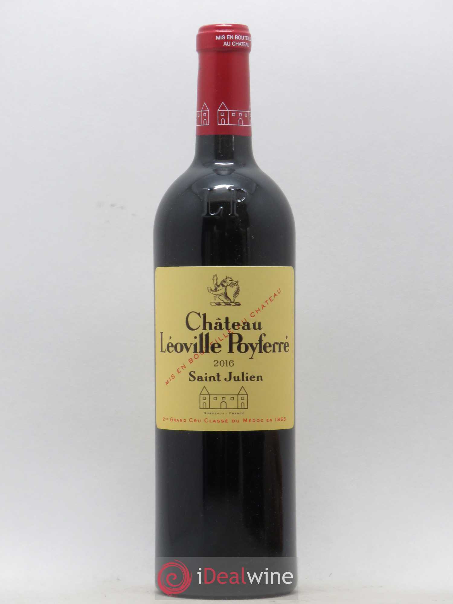 Château Léoville Poyferré 2ème Grand Cru Classé 2016 - Lot de 1 bouteille - 0