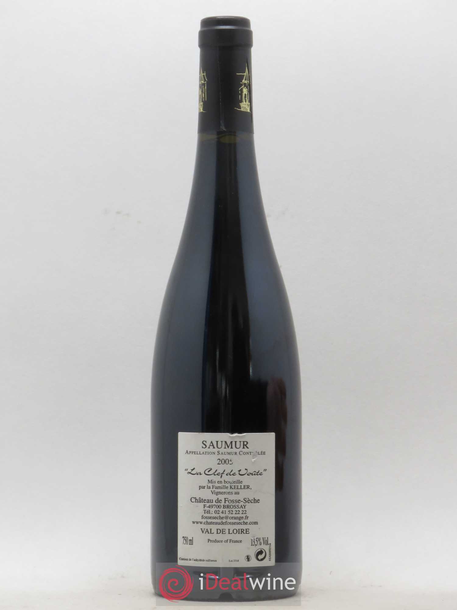 Saumur Clef de Voute Château de Fosse Seche 2005 - Posten von 1 Flasche - 1