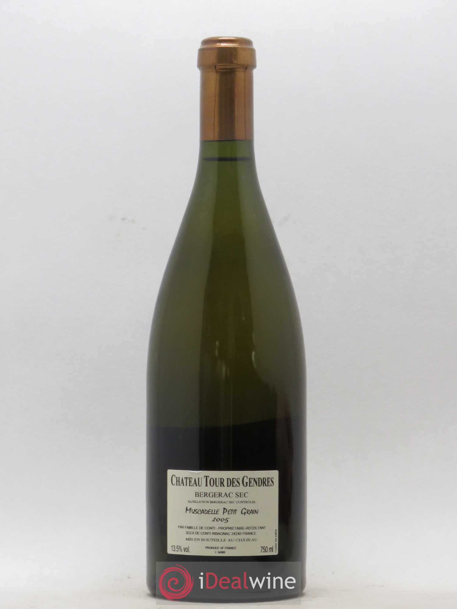 Bergerac Sec Muscadelle Domaine Tour Des Gendres 2005 - Posten von 1 Flasche - 1