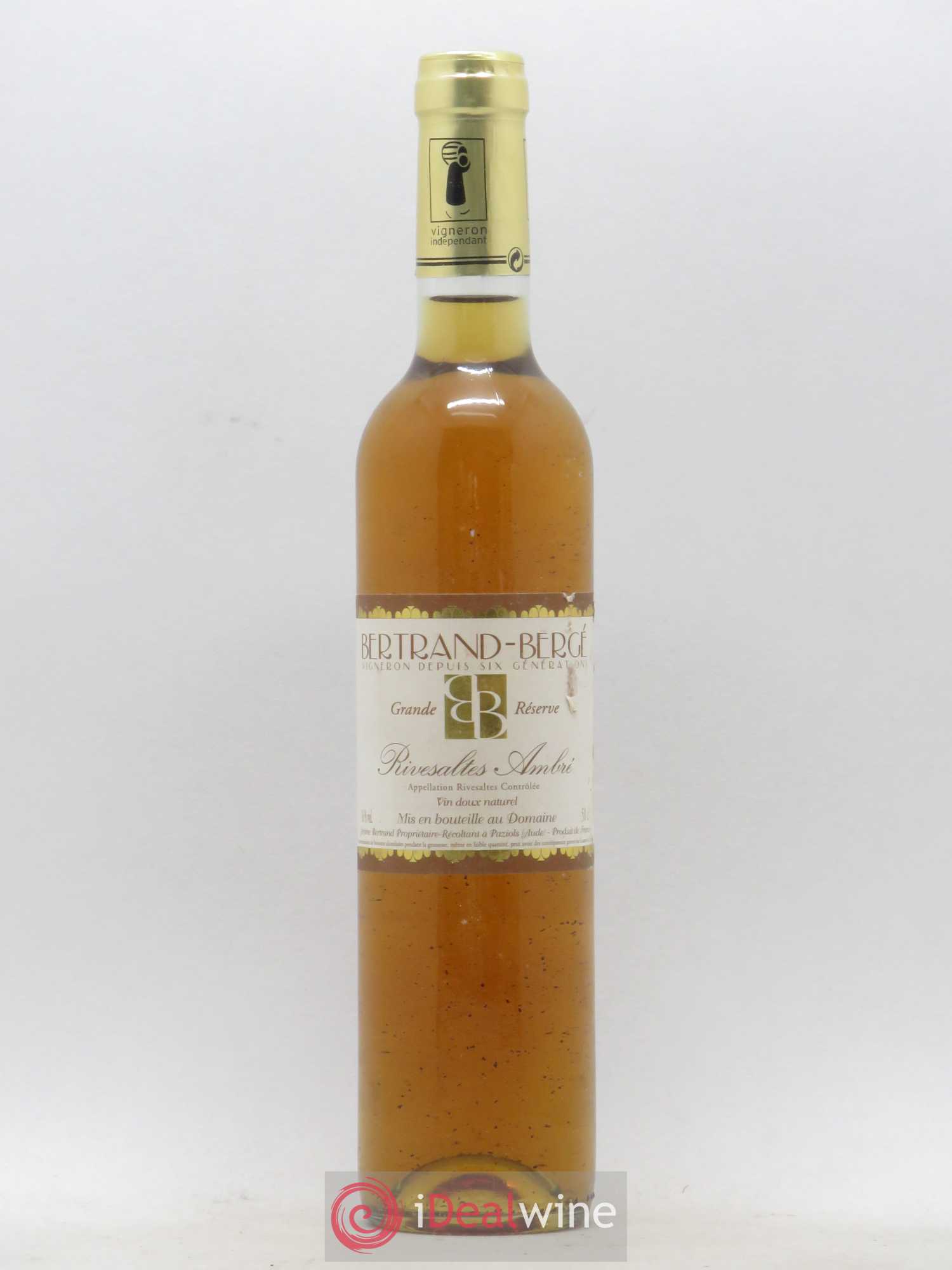 Rivesaltes Grande Réserve Bertrand Berge 50cl - Posten von 1 Flasche - 0
