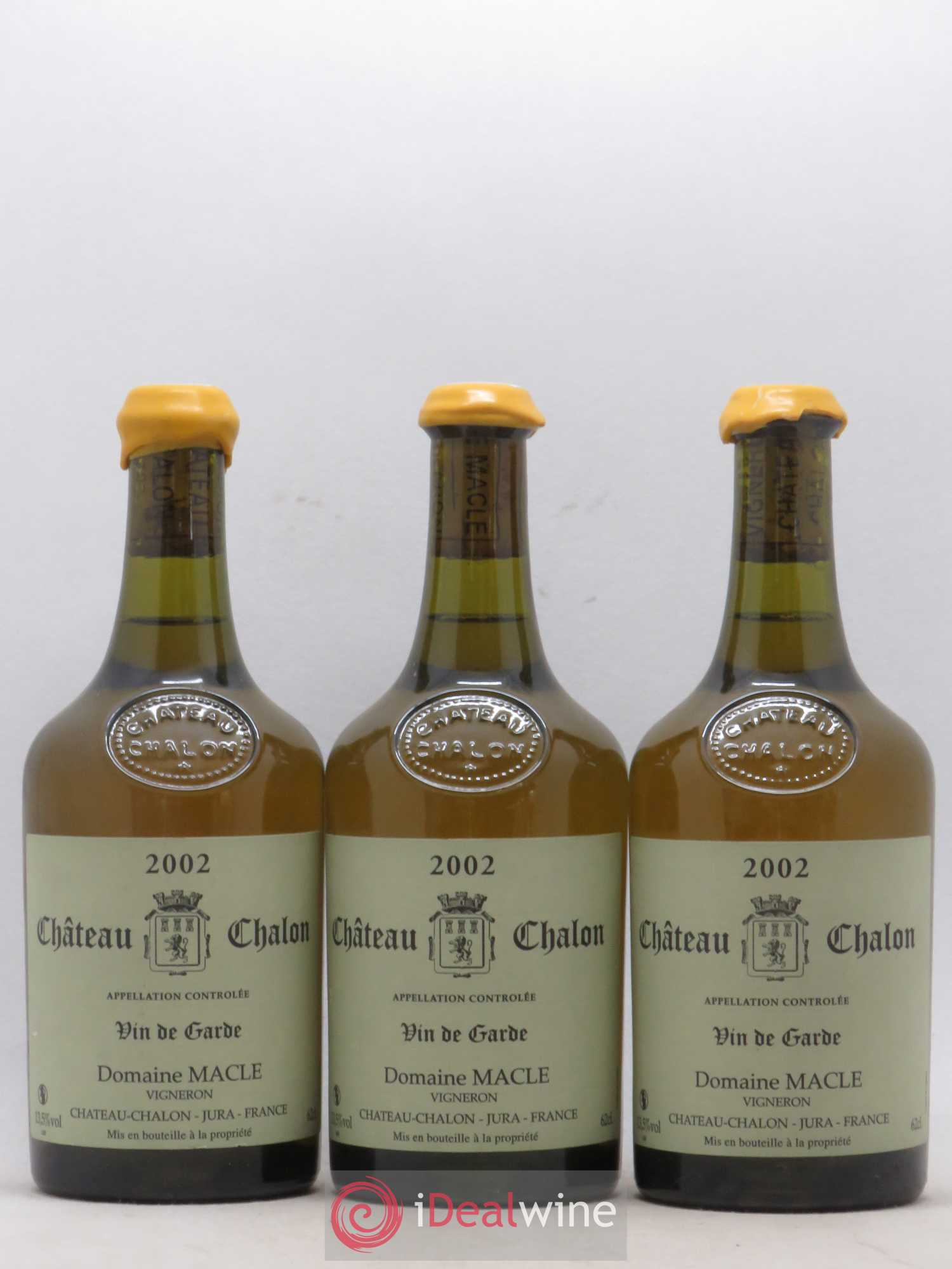 Château-Chalon Jean Macle 2002 - Lot de 3 bouteilles - 0