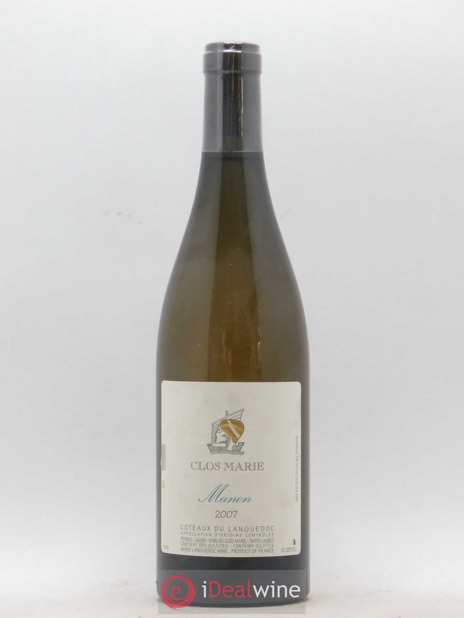Languedoc Clos Marie Manon Christophe Peyrus et Françoise Julien 2007 - Lot de 1 bouteille - 0