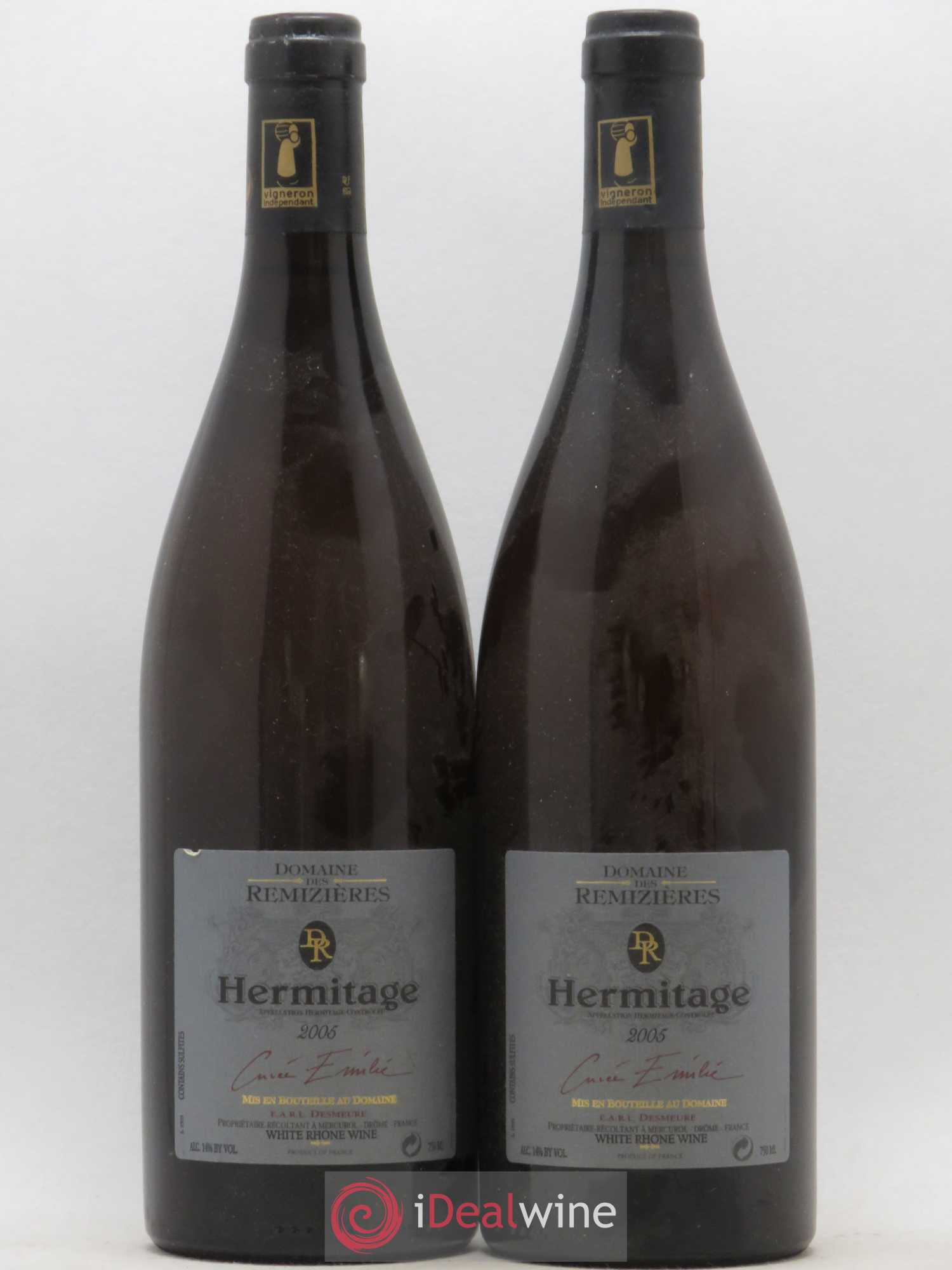 Hermitage Cuvée Emilie Rémizières (Domaine des) 2005 - Lot de 2 bouteilles - 0