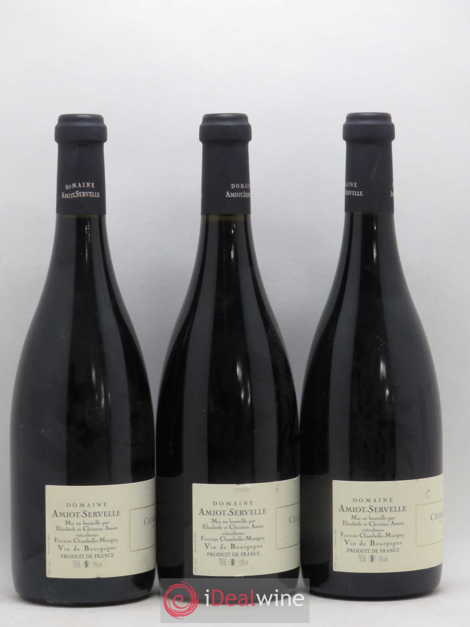 Chambolle-Musigny 1er Cru Les Amoureuses Amiot-Servelle 2006 - Lotto di 3 bottiglie - 1