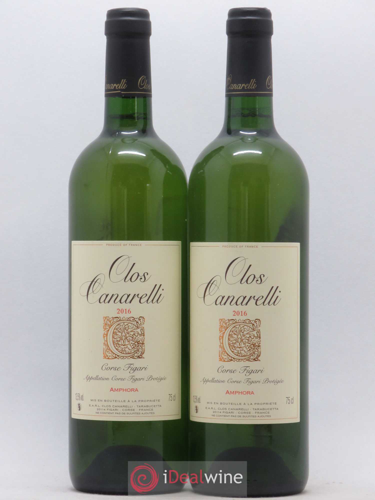 Figari Amphora Clos Canarelli 2016 - Lot de 2 bouteilles - 0