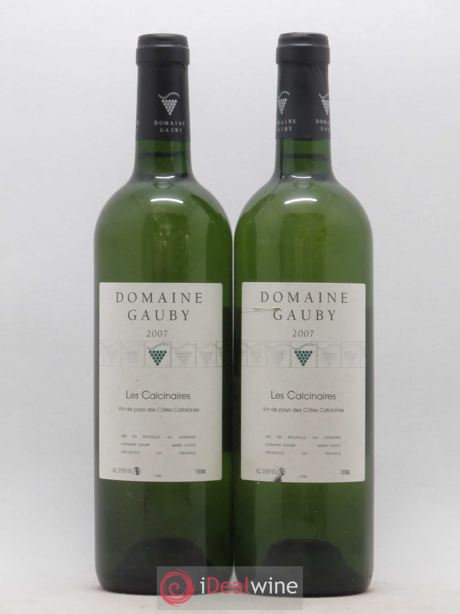 Côtes Catalanes Les Calcinaires Gauby (Domaine) 2007 - Lot de 5 bouteilles - 2
