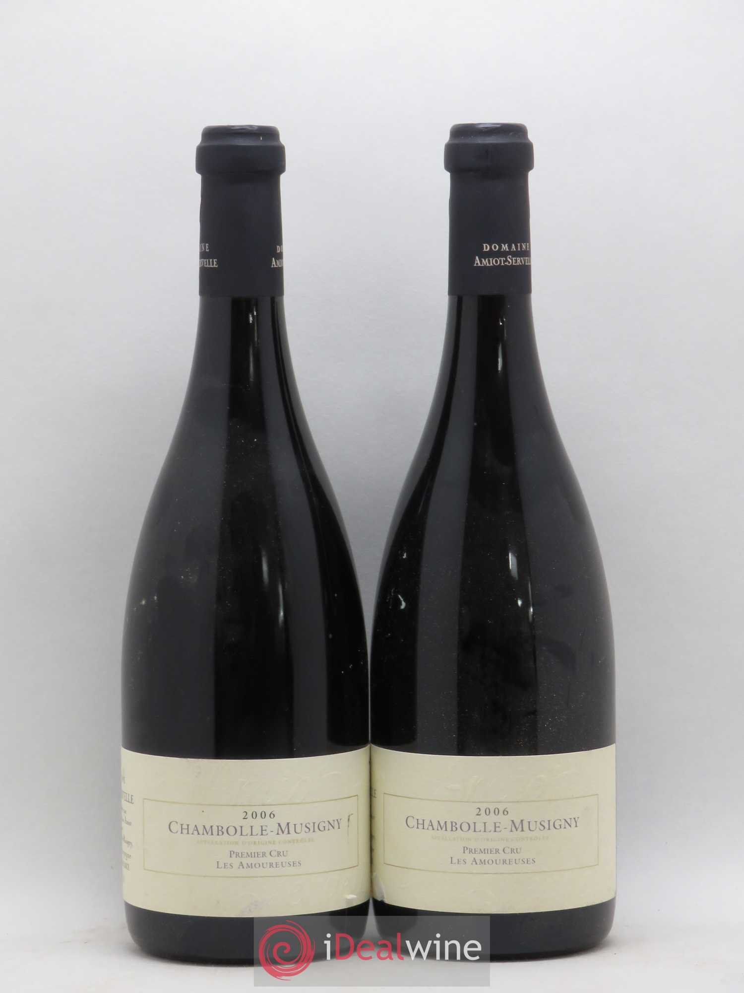Chambolle-Musigny 1er Cru Les Amoureuses Amiot-Servelle 2006 - Lot de 2 bouteilles - 0