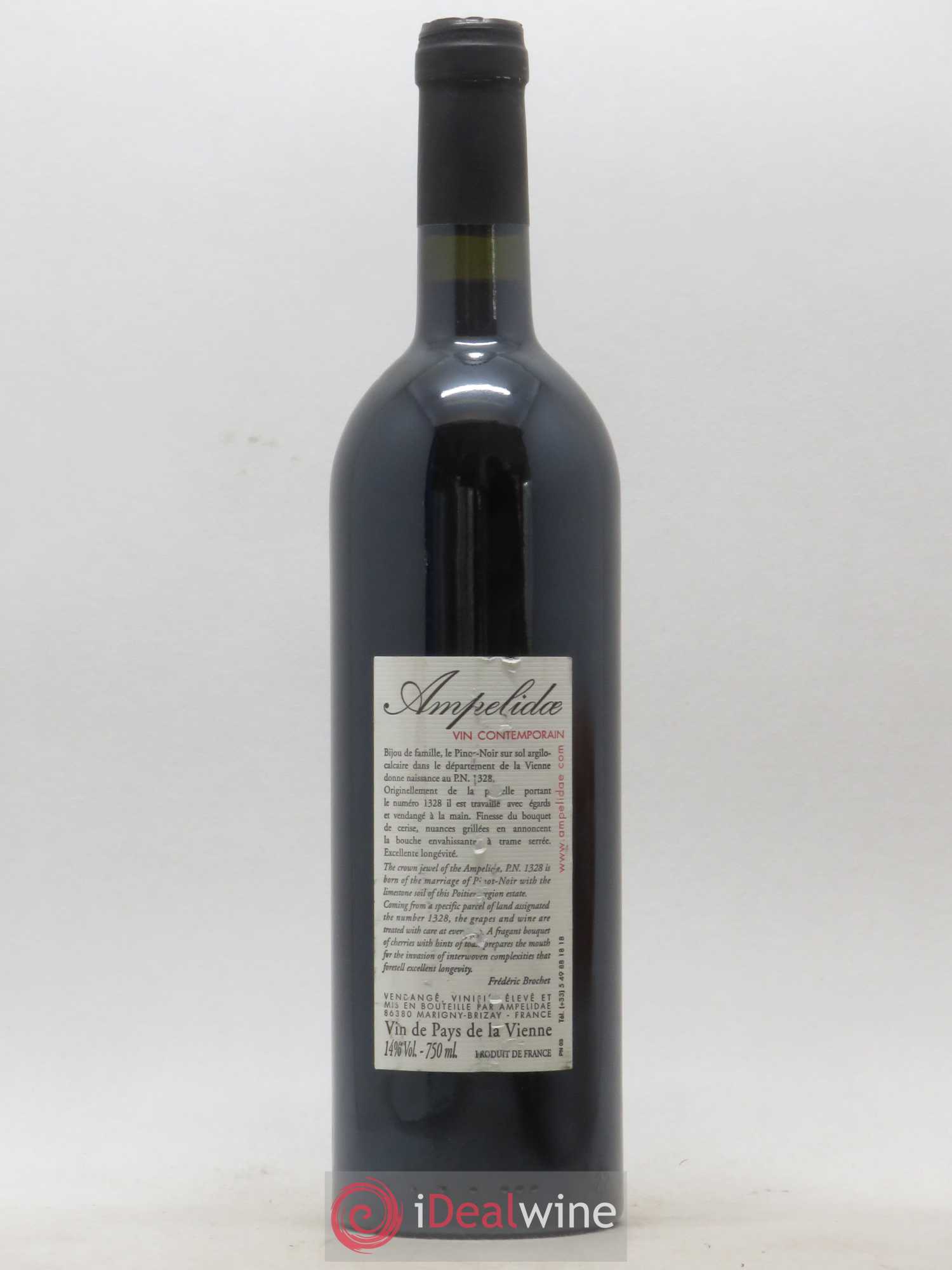 IGP Val de Loire P.N.1328 Ampelidae 2003 - Lot de 1 bouteille - 1