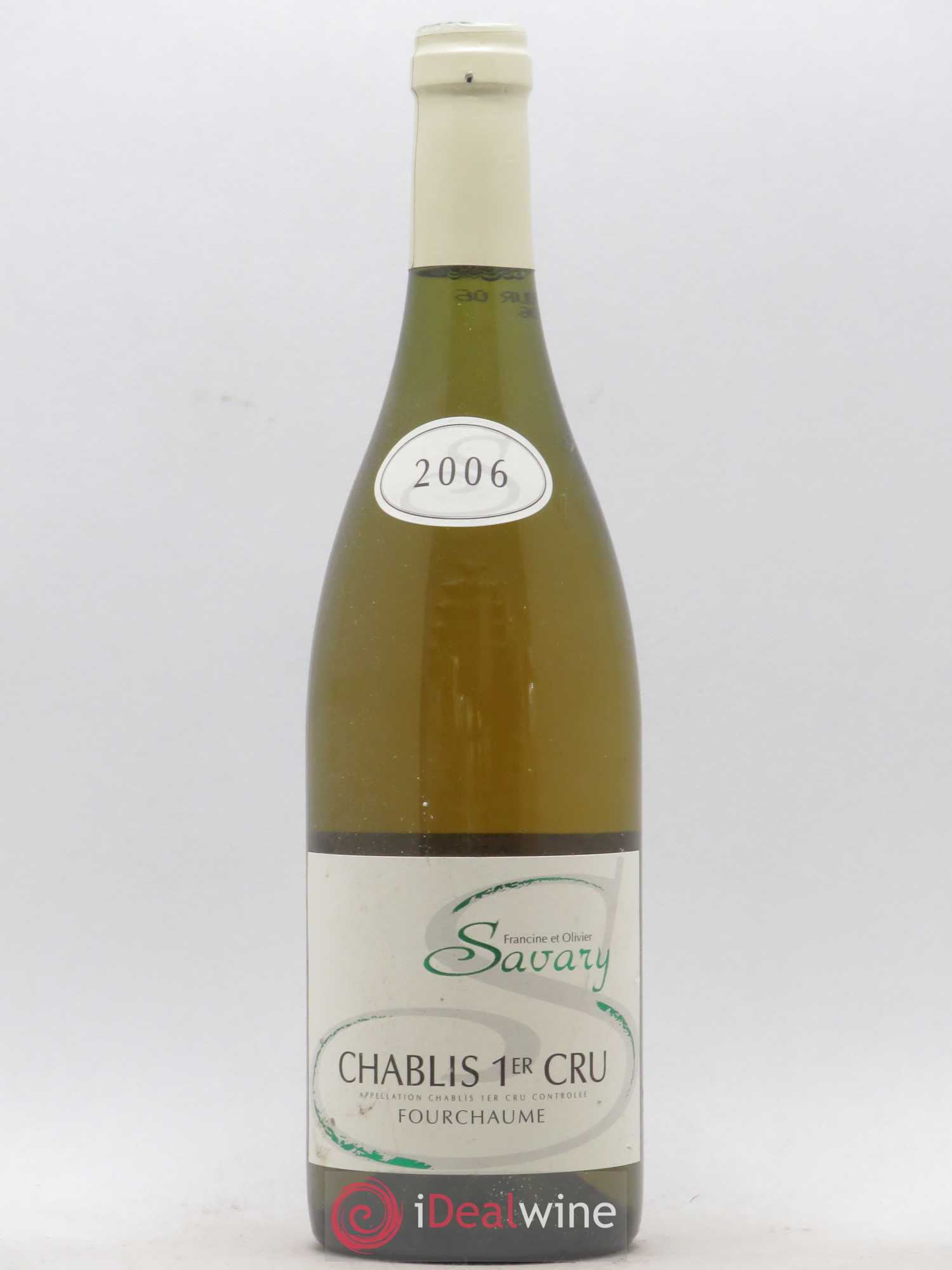Chablis 1er Cru Fourchaume Domaine Savary 2006 - Lot de 1 bouteille - 0