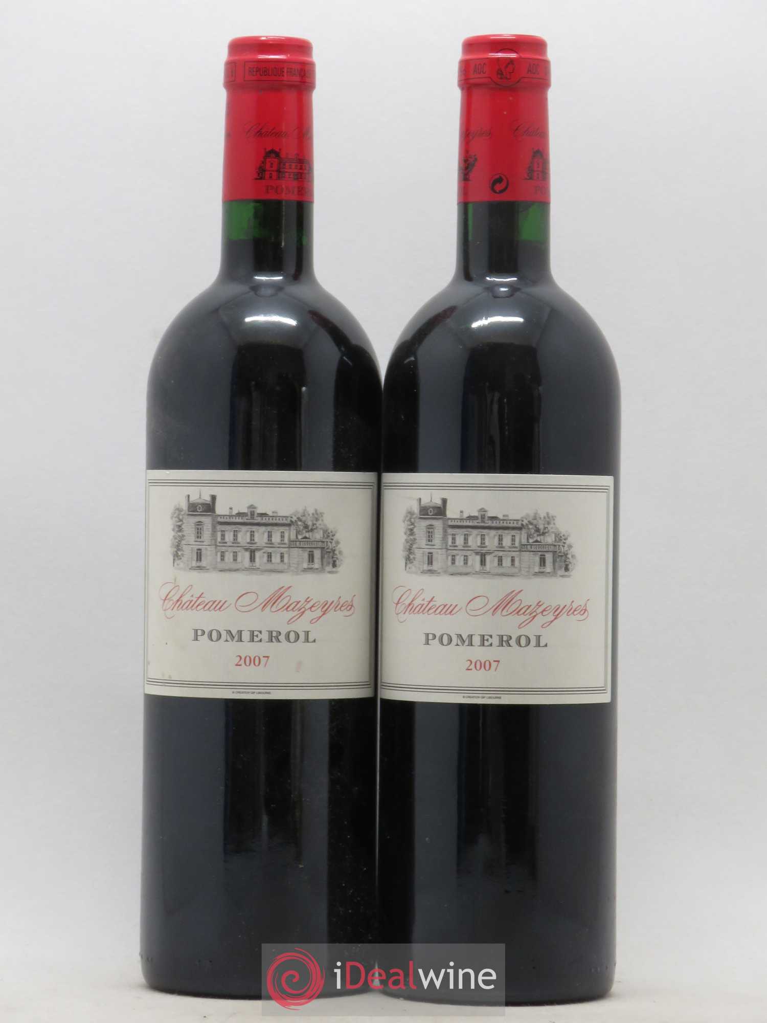 Château Mazeyres 2007 - Lot de 2 bouteilles - 0