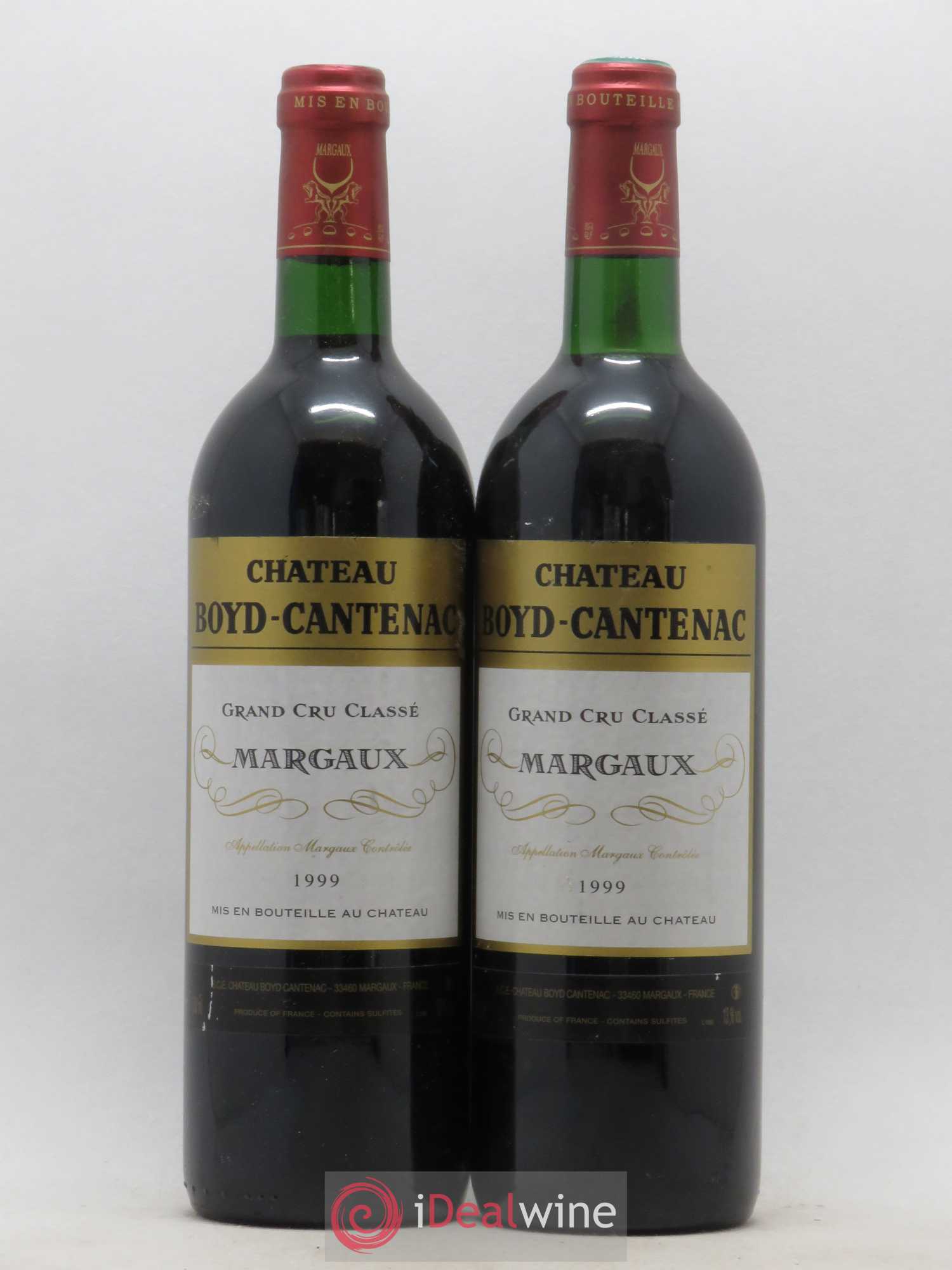 Château Boyd Cantenac 3ème Grand Cru Classé 1999 - Lot de 2 bouteilles - 0