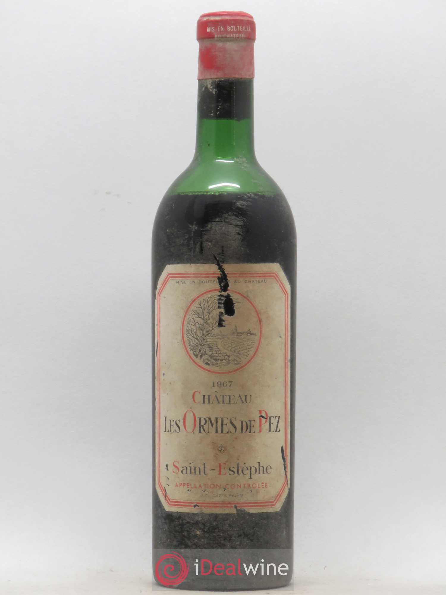 Château les Ormes de Pez 1967 - Lot de 1 bouteille - 0