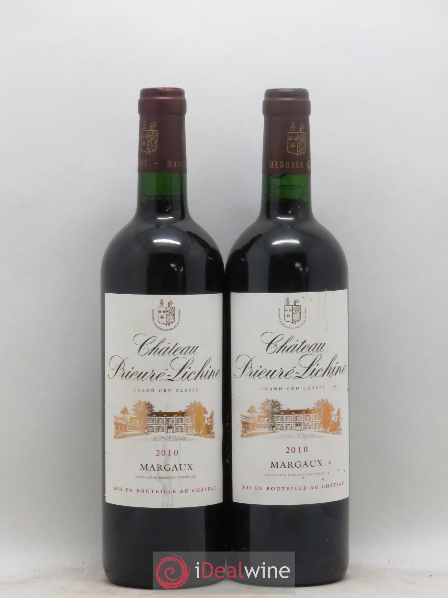 Château Prieuré Lichine 4ème Grand Cru Classé 2010 - Lot de 2 bouteilles - 0