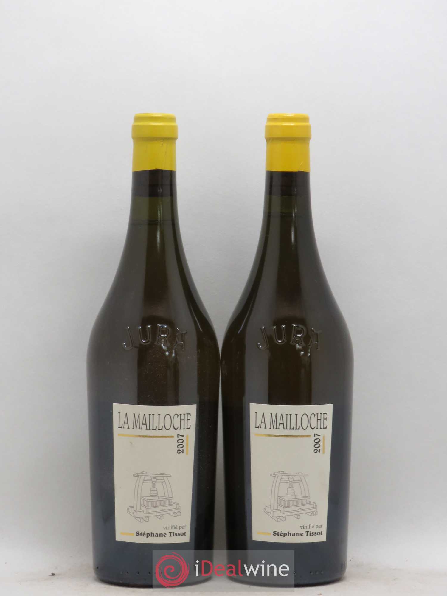 Arbois La Mailloche Bénédicte et Stéphane Tissot 2007 - Lot de 2 bouteilles - 0