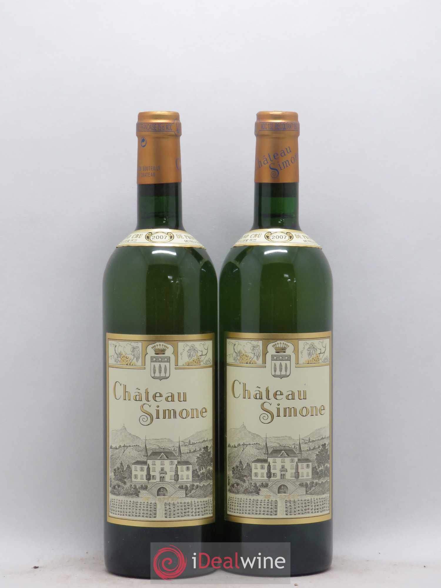 Palette Château Simone Famille Rougier 2007 - Posten von 2 Flaschen - 0