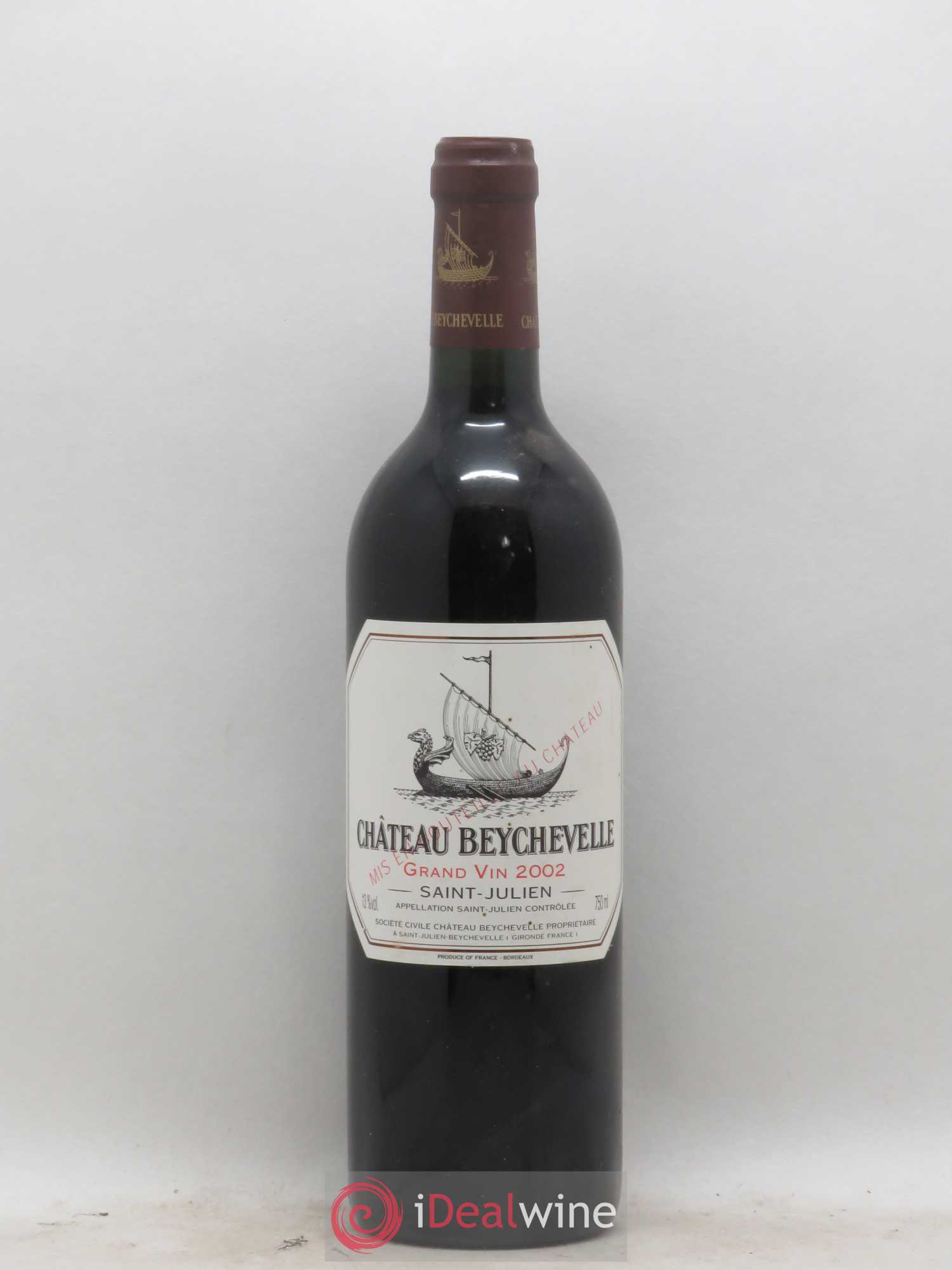 Château Beychevelle 4ème Grand Cru Classé 2002 - Lot de 1 bouteille - 0