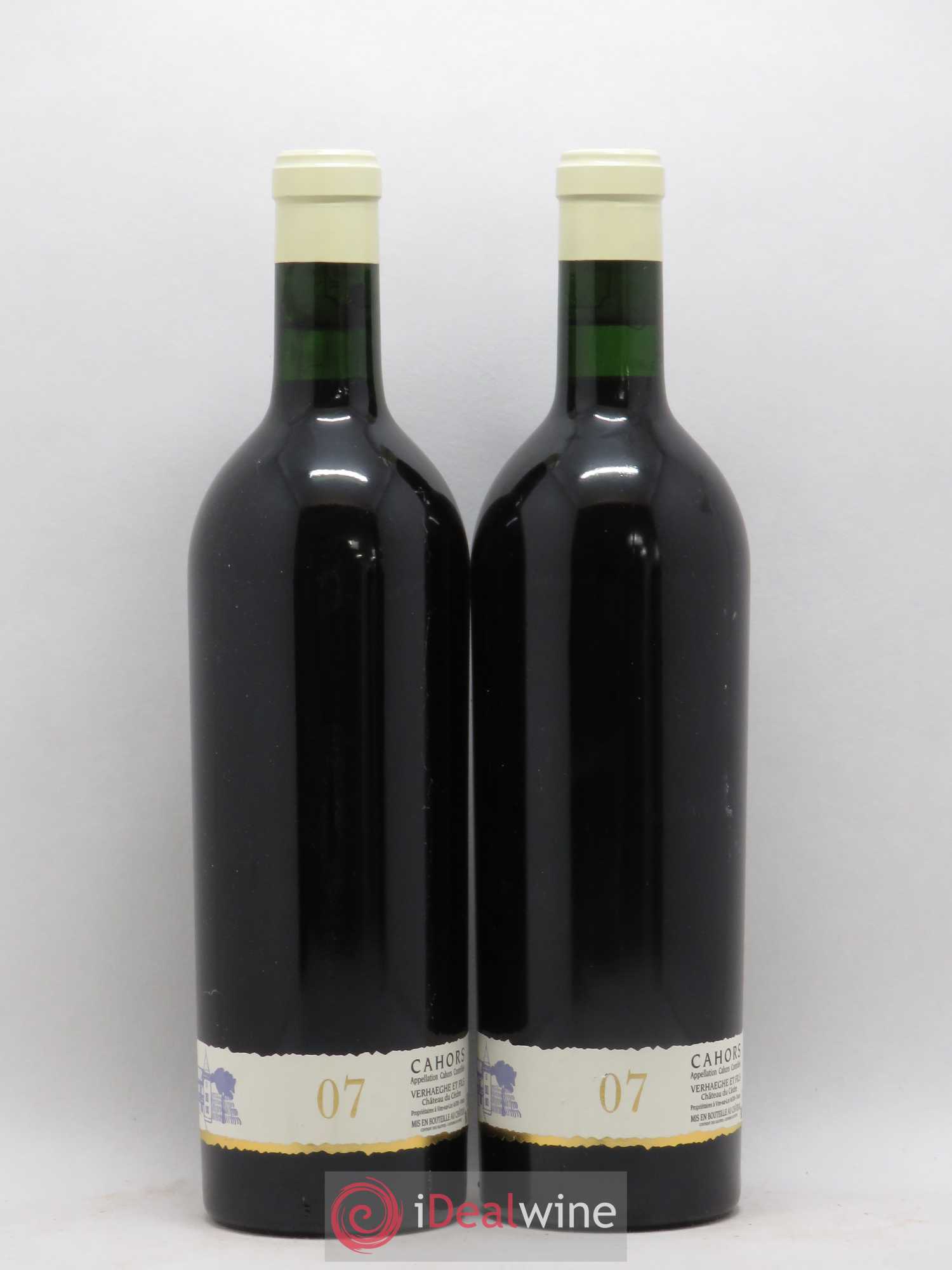 Cahors Château du Cèdre GC Pascal et Jean-Marc Verhaeghe 2007 - Lot de 2 bouteilles - 1
