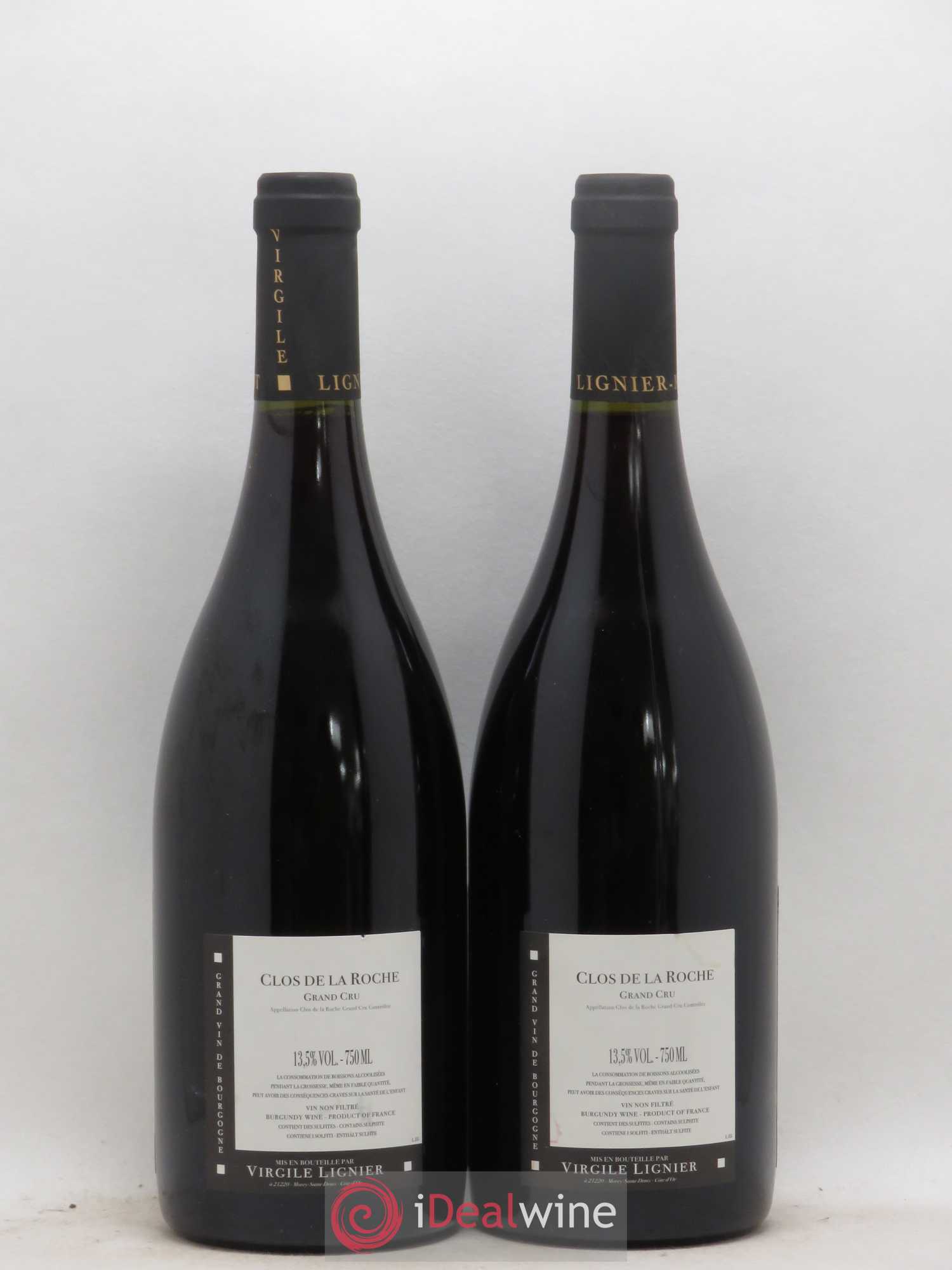 Clos de la Roche Grand Cru Lignier-Michelot (Domaine) 2007 - Lot de 2 bouteilles - 1