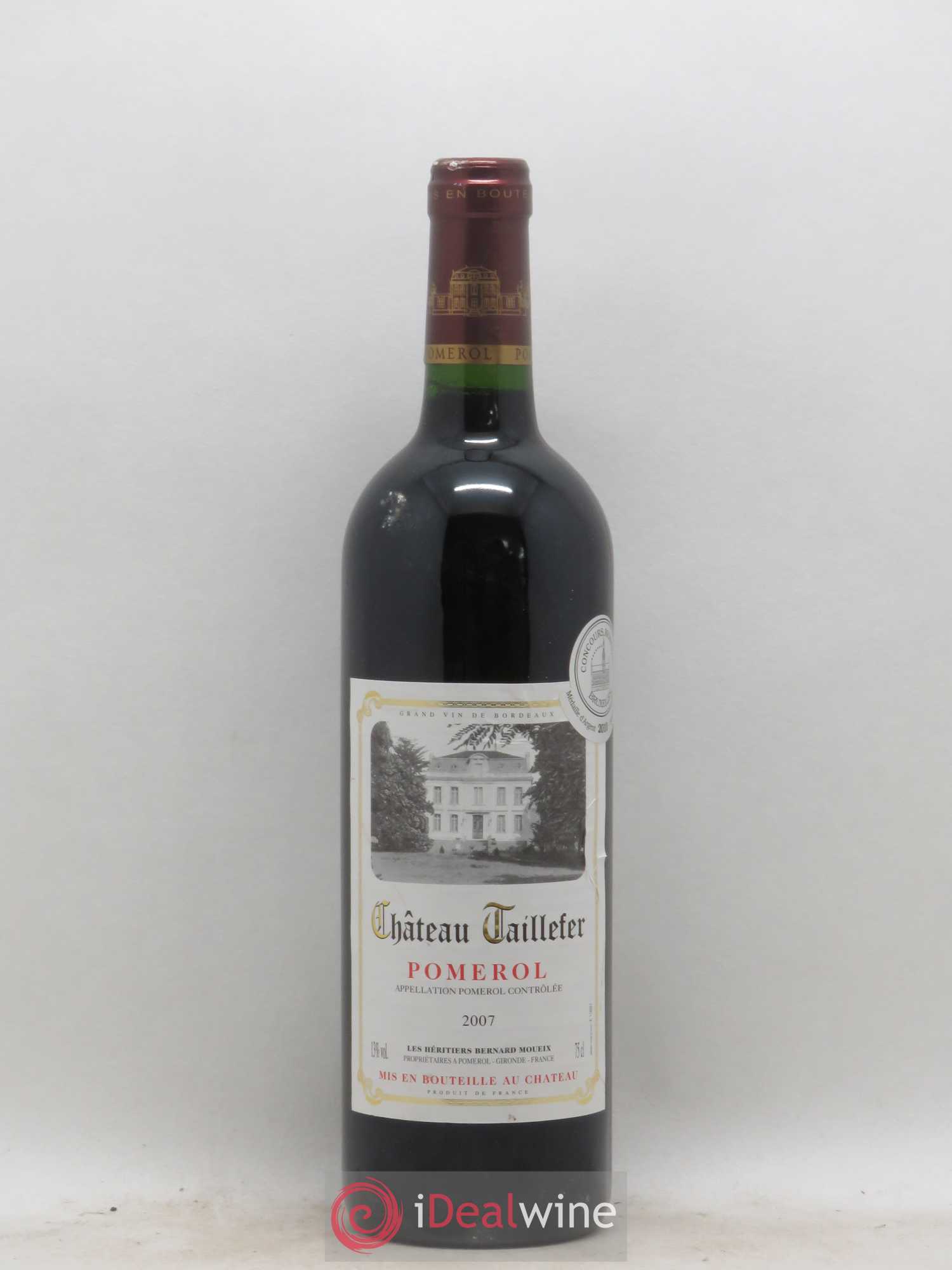 Château Taillefer 2007 - Lot de 1 bouteille - 0