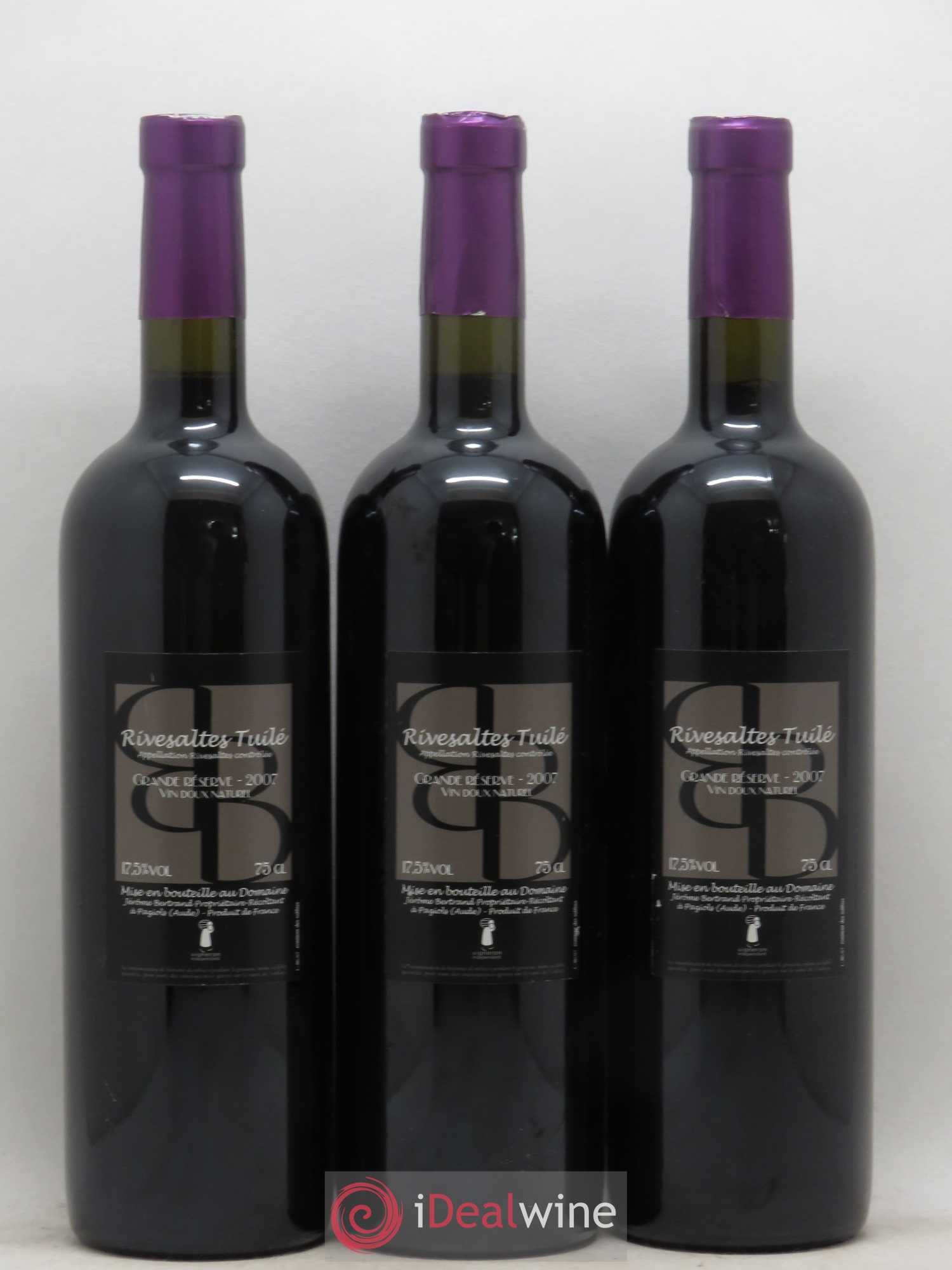 Rivesaltes Tuillé Ma Ga Bertrand Berge 2007 - Lotto di 3 bottiglie - 1