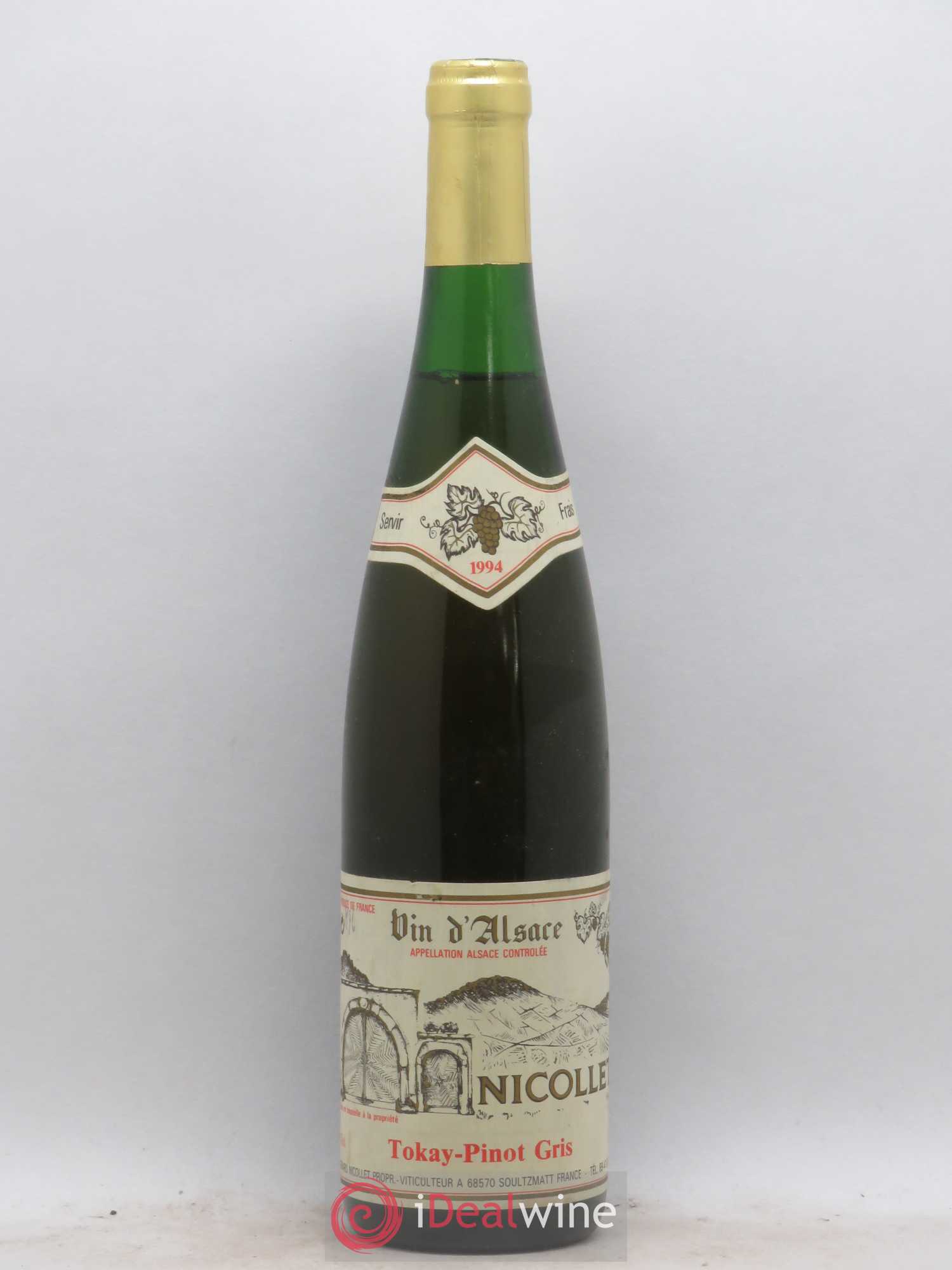 Pinot Gris Domaine Nicollet 1994 - Posten von 1 Flasche - 0