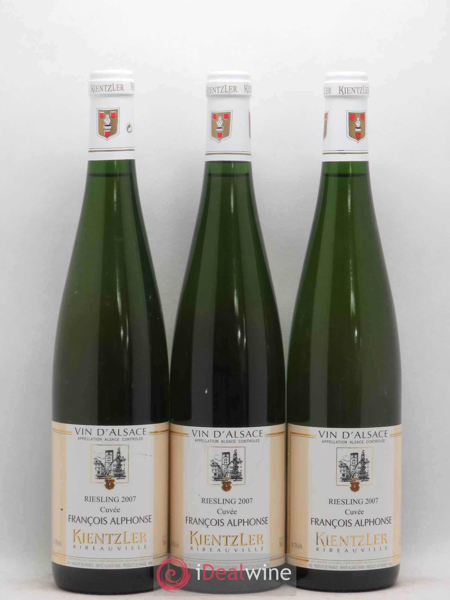 Riesling François Alphone Domaine Kientzler 2007 - Posten von 3 Flaschen - 0