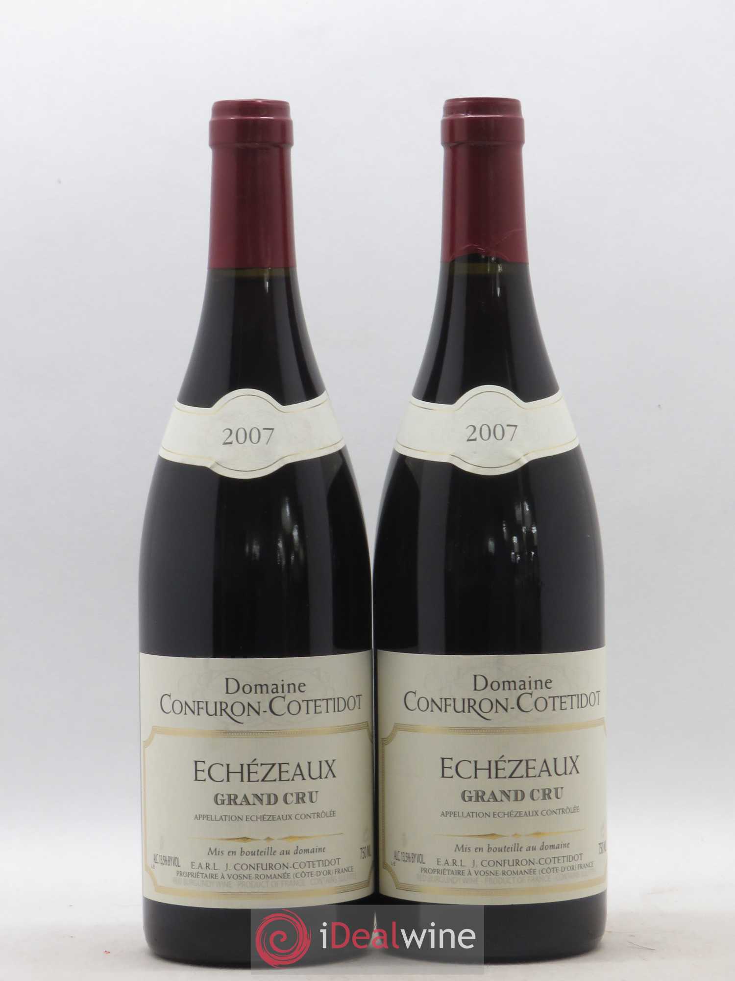 Echezeaux Grand Cru Confuron-Cotetidot 2007 - Lot de 2 bouteilles - 0