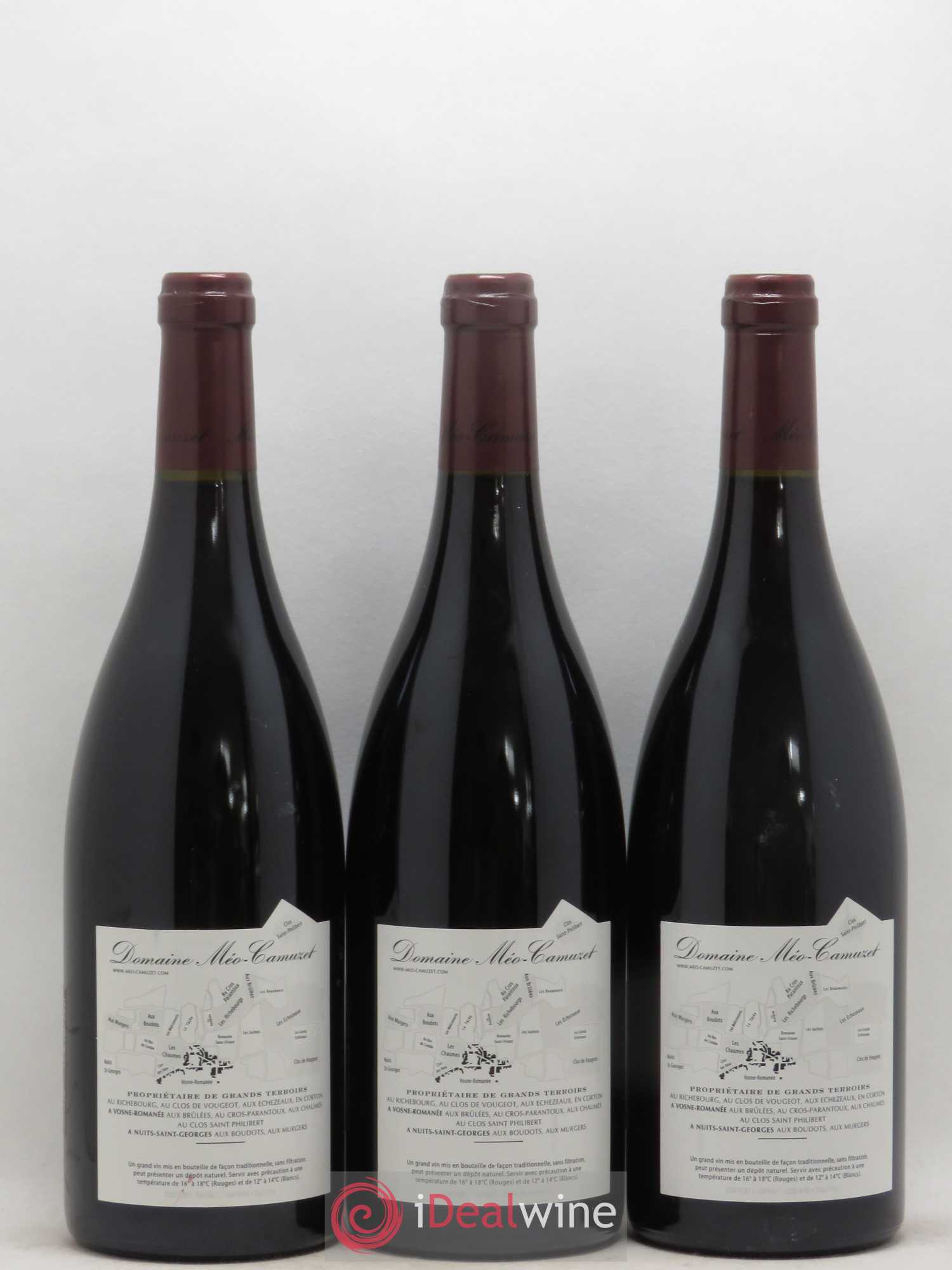 Vosne-Romanée 1er Cru Les Chaumes Méo-Camuzet (Domaine) 2007 - Lot de 3 bouteilles - 1