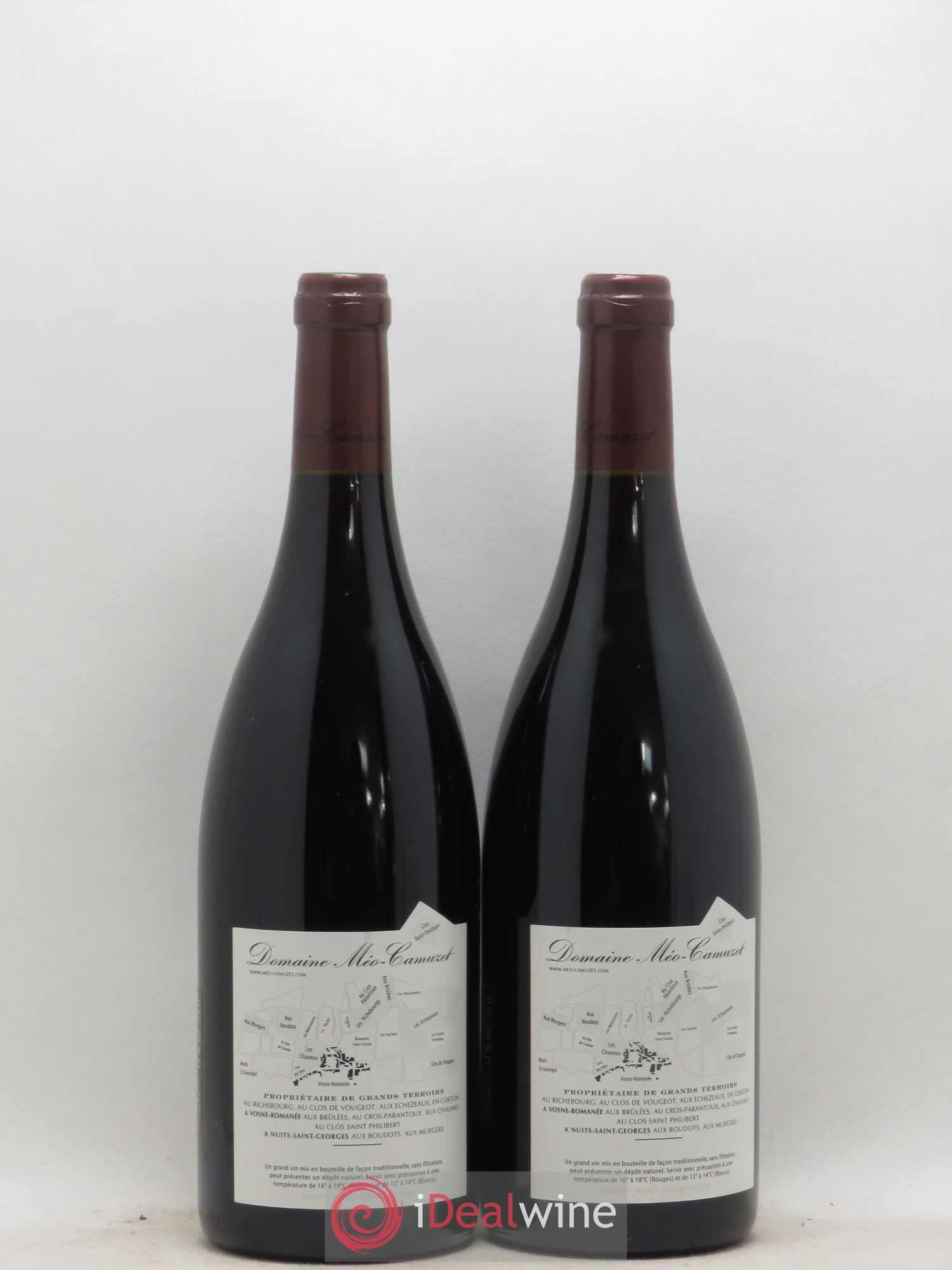 Vosne-Romanée 1er Cru Les Chaumes Méo-Camuzet (Domaine) 2007 - Lot de 2 bouteilles - 1