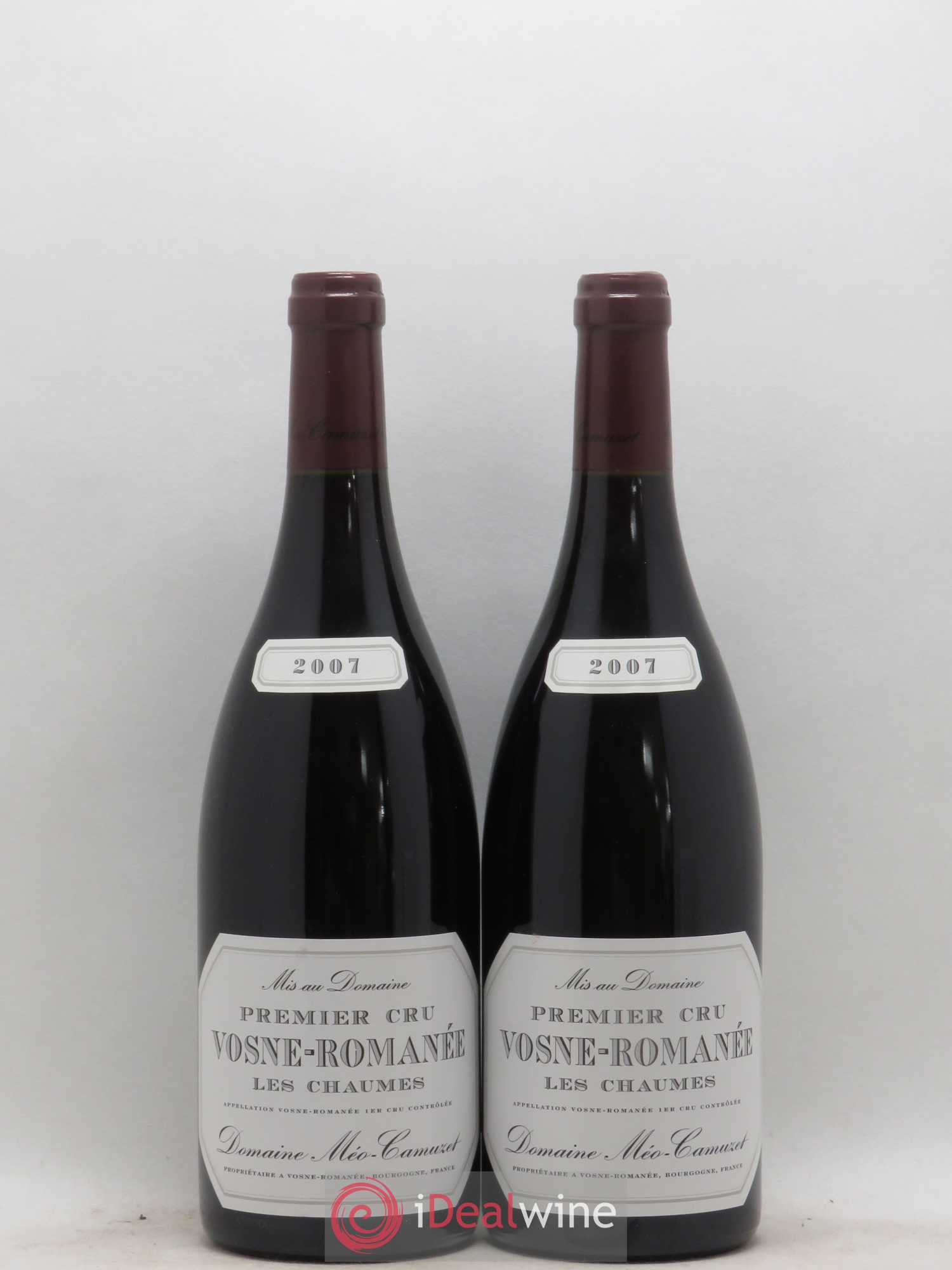 Vosne-Romanée 1er Cru Les Chaumes Méo-Camuzet (Domaine) 2007 - Lot de 2 bouteilles - 0