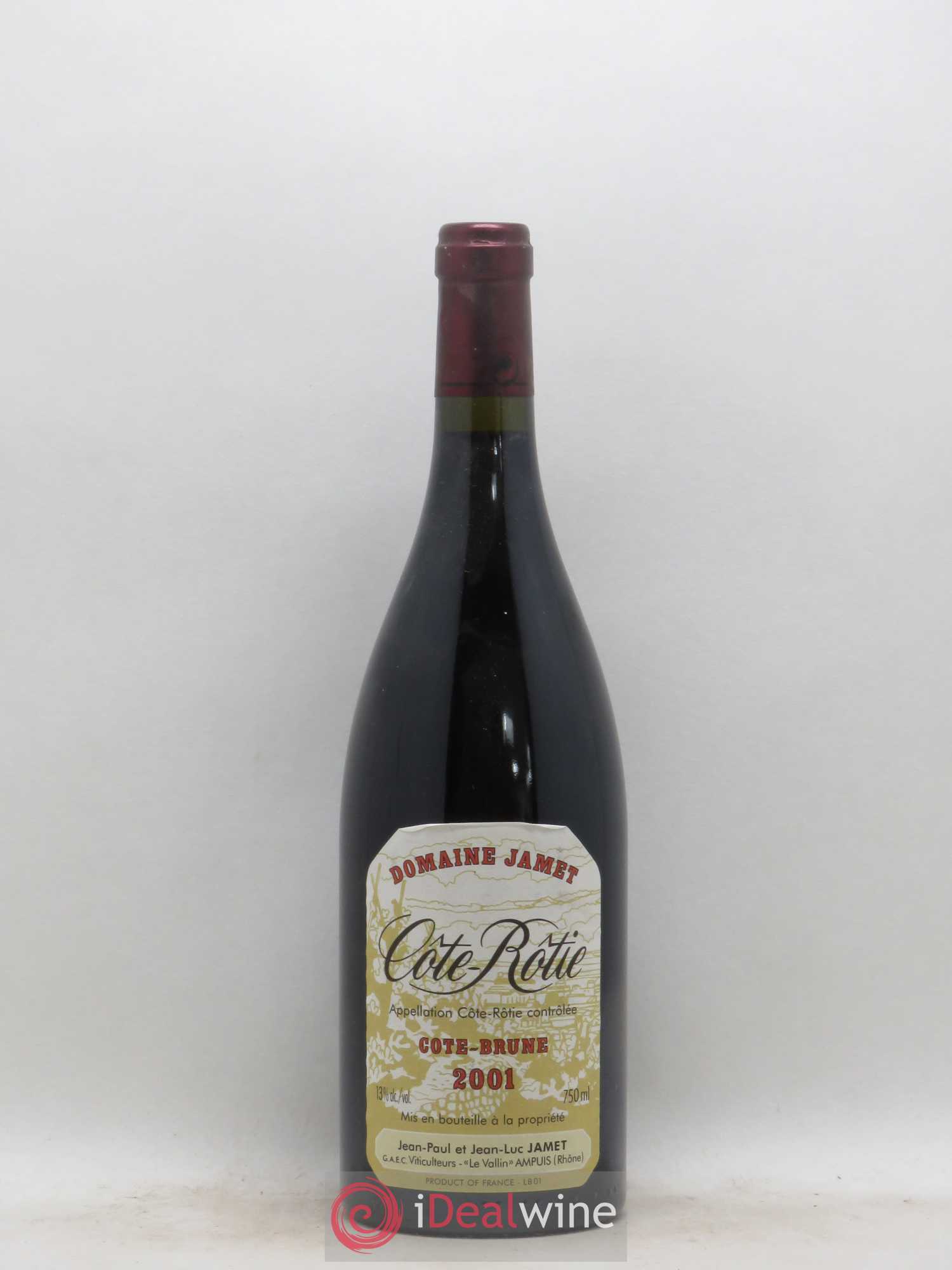 Côte-Rôtie Côte Brune Jamet (Domaine) 2001 - Lot de 1 bouteille - 0