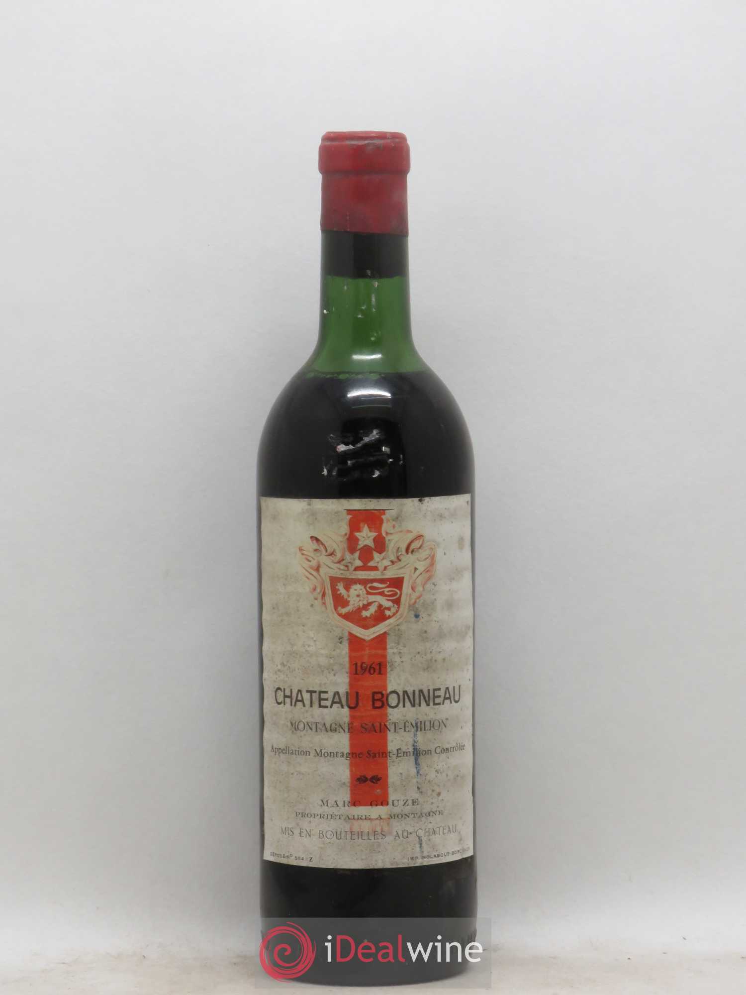 Montagne Saint-Émilion Château Bonneau 1961 - Lot de 1 bouteille - 0