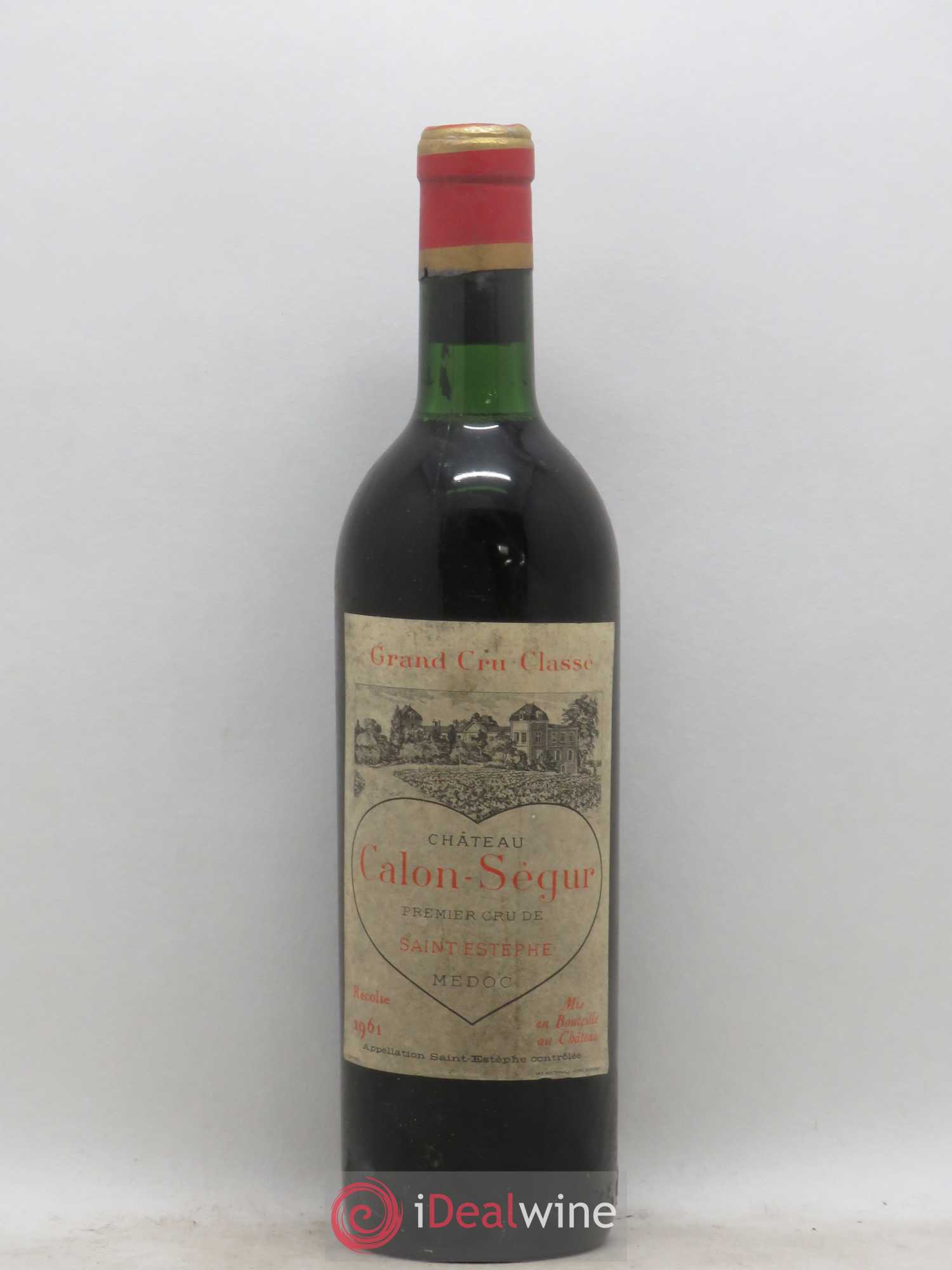 Château Calon Ségur 3ème Grand Cru Classé 1961 - Lot de 1 bouteille - 0