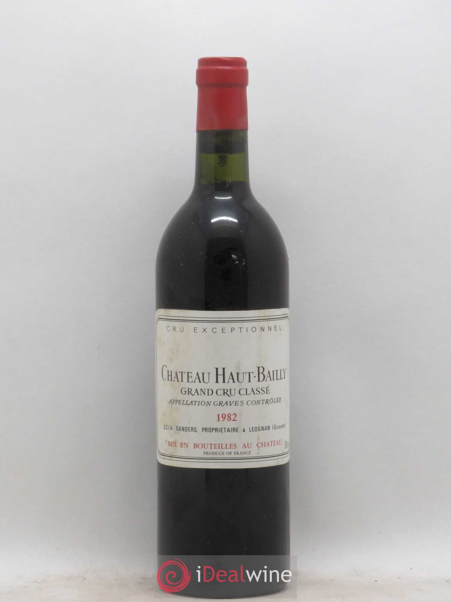 Château Haut-Bailly Cru Classé de Graves 1982 - Lot de 1 bouteille - 0