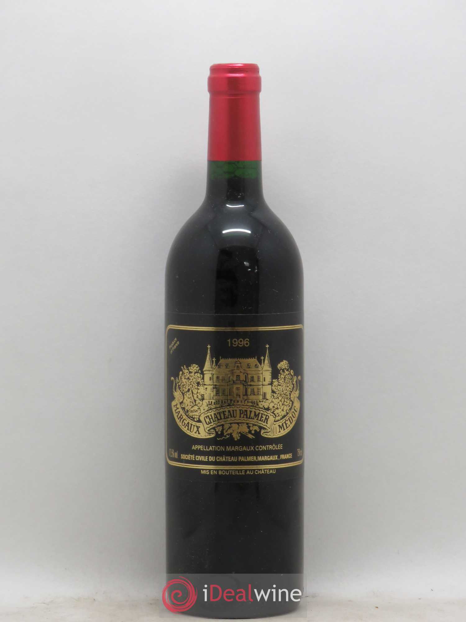 Château Palmer 3ème Grand Cru Classé 1996 - Lot de 1 bouteille - 0