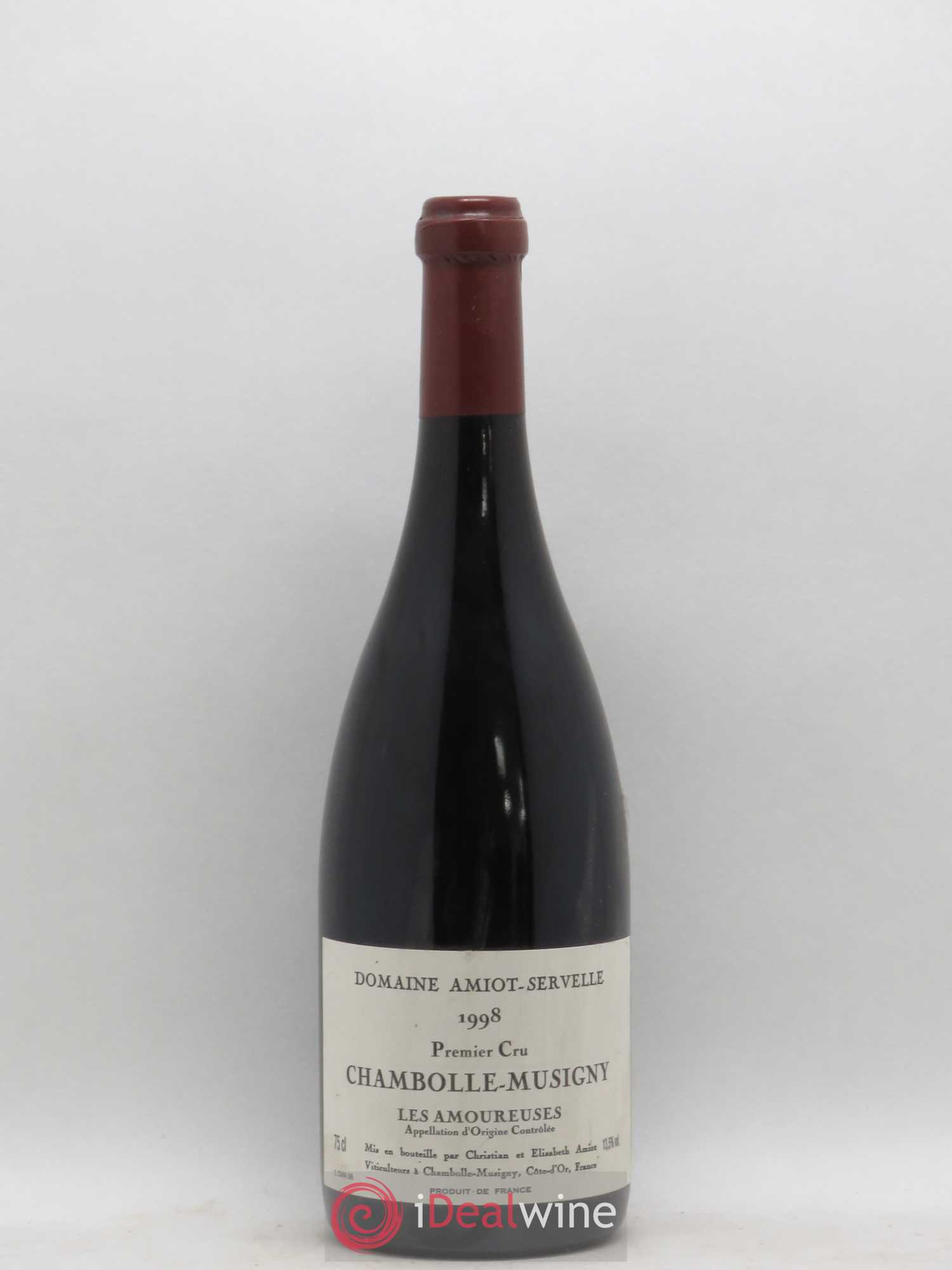 Chambolle-Musigny 1er Cru Les Amoureuses Amiot-Servelle 1998 - Lot de 1 bouteille - 0