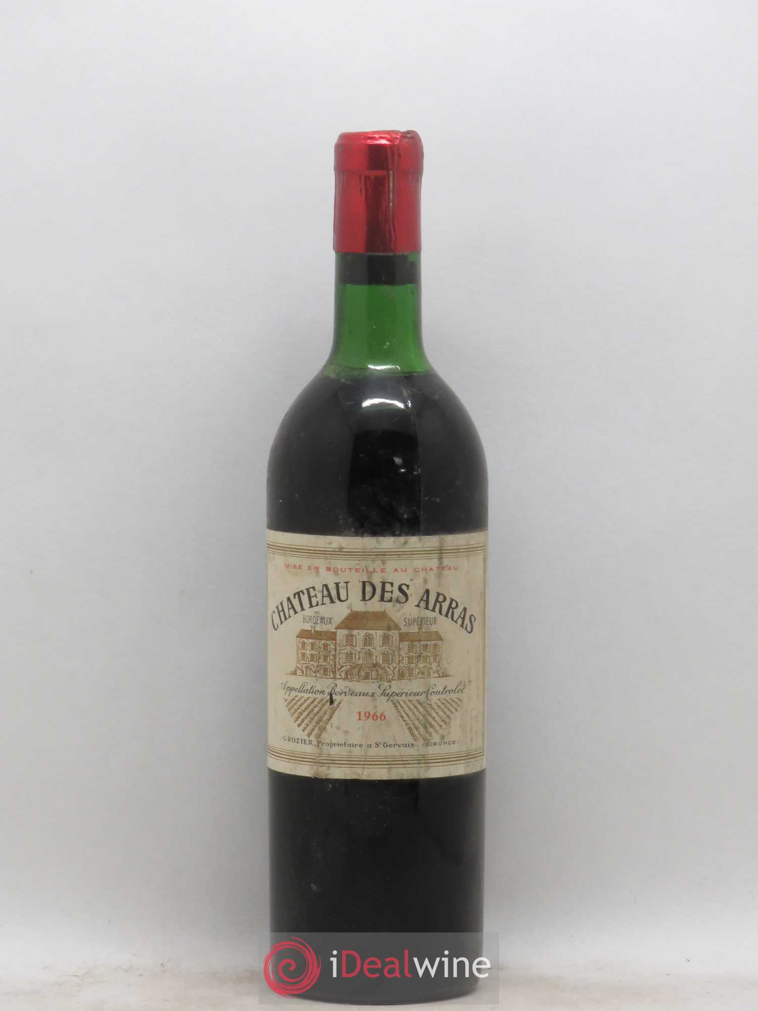 Bordeaux Supérieur Château des Arras 1966 - Posten von 1 Flasche - 0