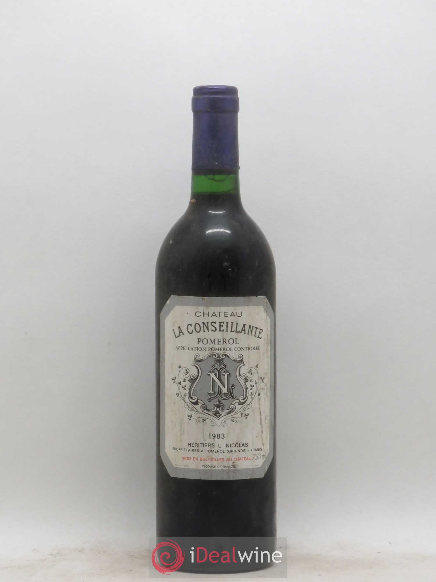 Château la Conseillante 1983 - Lot de 1 bouteille - 0