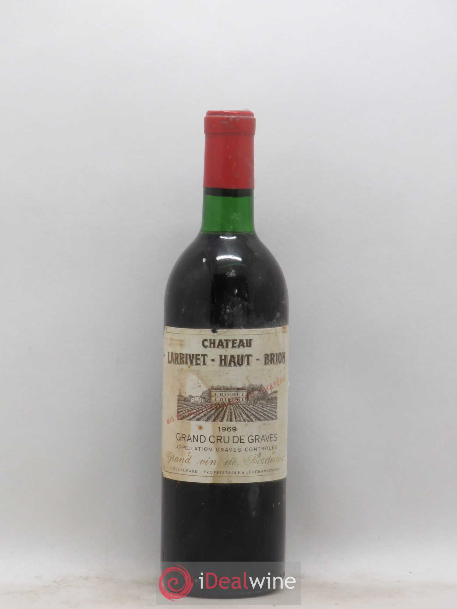Château Larrivet Haut-Brion 1969 - Lot de 1 bouteille - 0