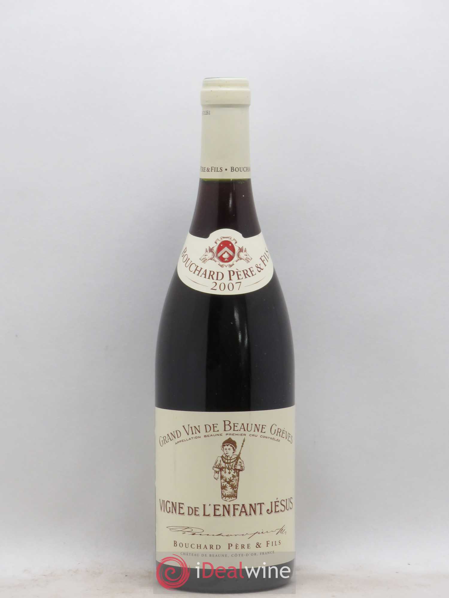 Beaune 1er Cru Grèves - Vigne de l'Enfant Jésus Bouchard Père & Fils 2007 - Lot de 1 bouteille - 0